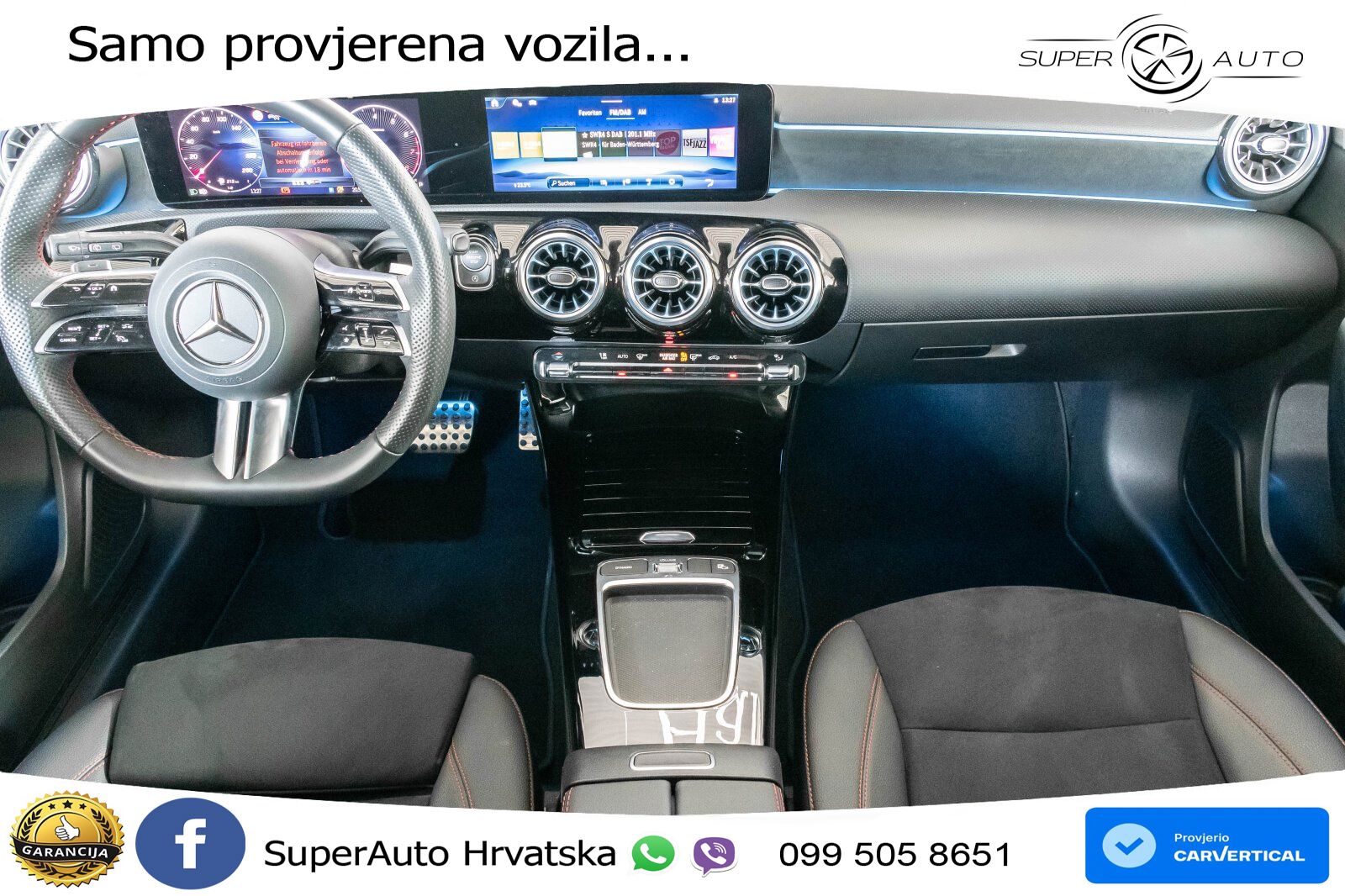 Mercedes-Benz A 200 7G-DCT AMG LED+GR SJED+ACC