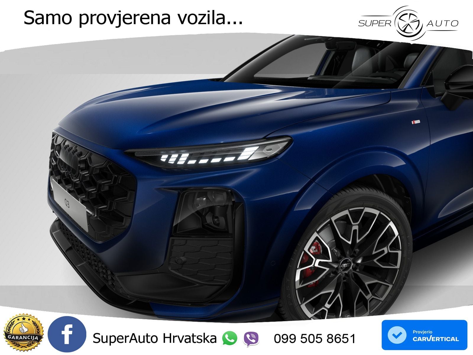 Audi Q3 Sportback 2.0 TFSI (204 KS) quattro S tronic LED+GR SJED+ACC