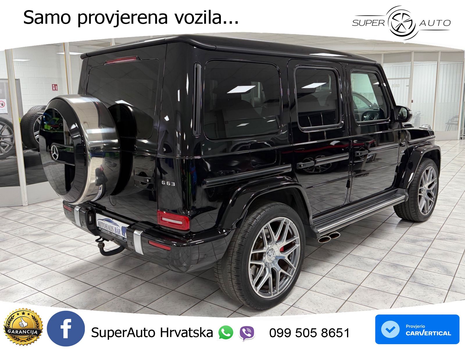 Mercedes AMG G 63 Long V8 (585 KS) 4MATIC 9G-TRONIC AMG SPEEDSHIFT TCT Superior LED+GR SJED+ACC
