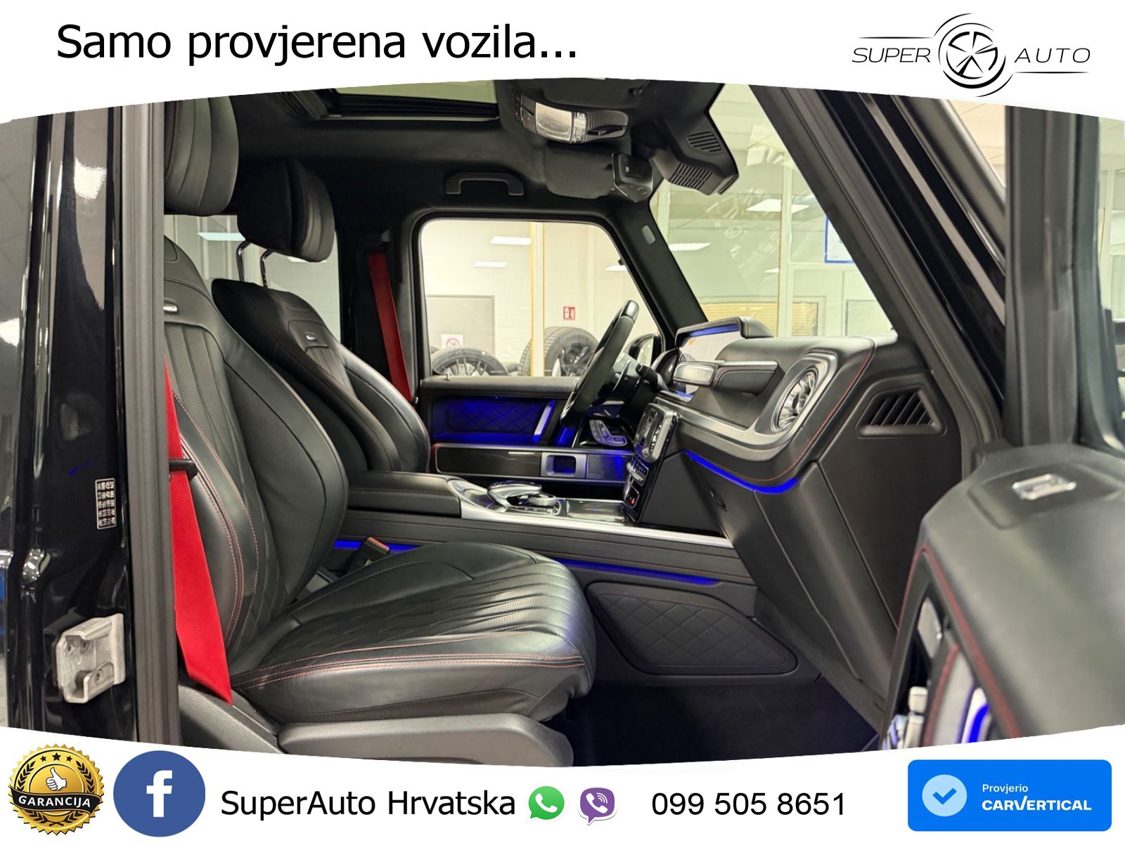 Mercedes AMG G 63 Long V8 (585 KS) 4MATIC 9G-TRONIC AMG SPEEDSHIFT TCT Superior LED+GR SJED+ACC