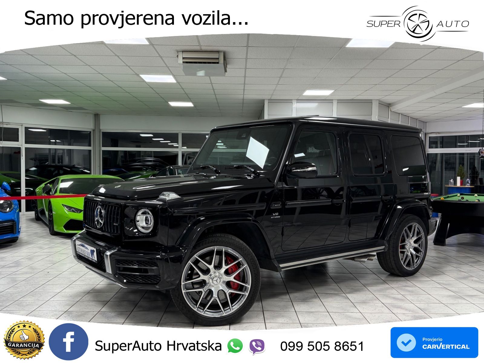 Mercedes AMG G 63 Long V8 (585 KS) 4MATIC 9G-TRONIC AMG SPEEDSHIFT TCT Superior LED+GR SJED+ACC