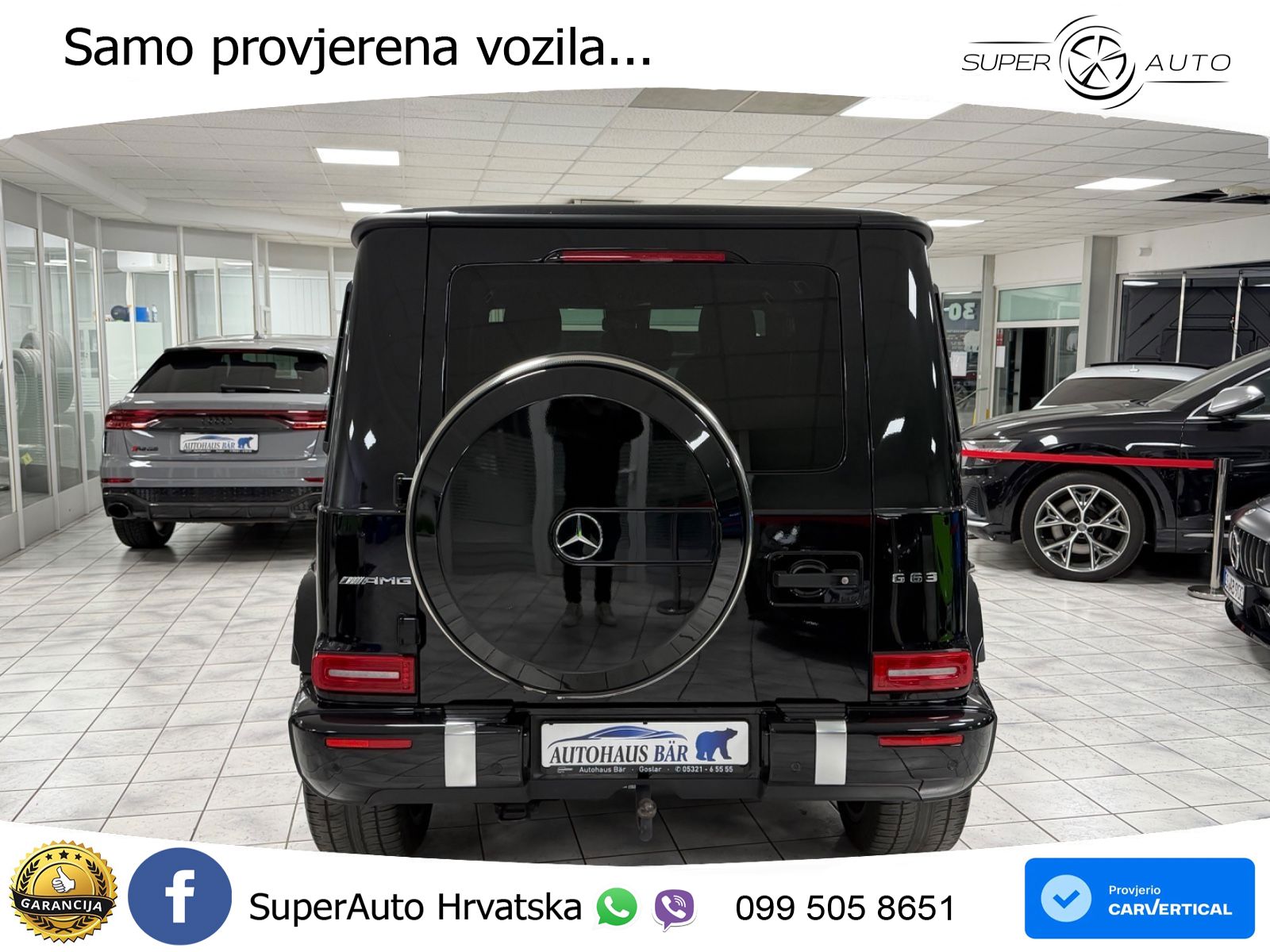 Mercedes AMG G 63 Long V8 (585 KS) 4MATIC 9G-TRONIC AMG SPEEDSHIFT TCT Superior LED+GR SJED+ACC