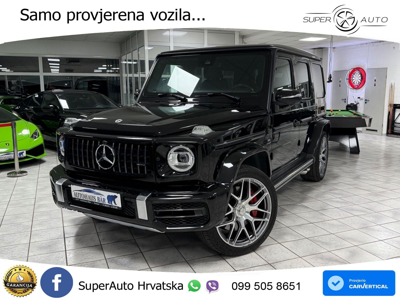 Mercedes AMG G 63 Long V8 (585 KS) 4MATIC 9G-TRONIC AMG SPEEDSHIFT TCT Superior LED+GR SJED+ACC