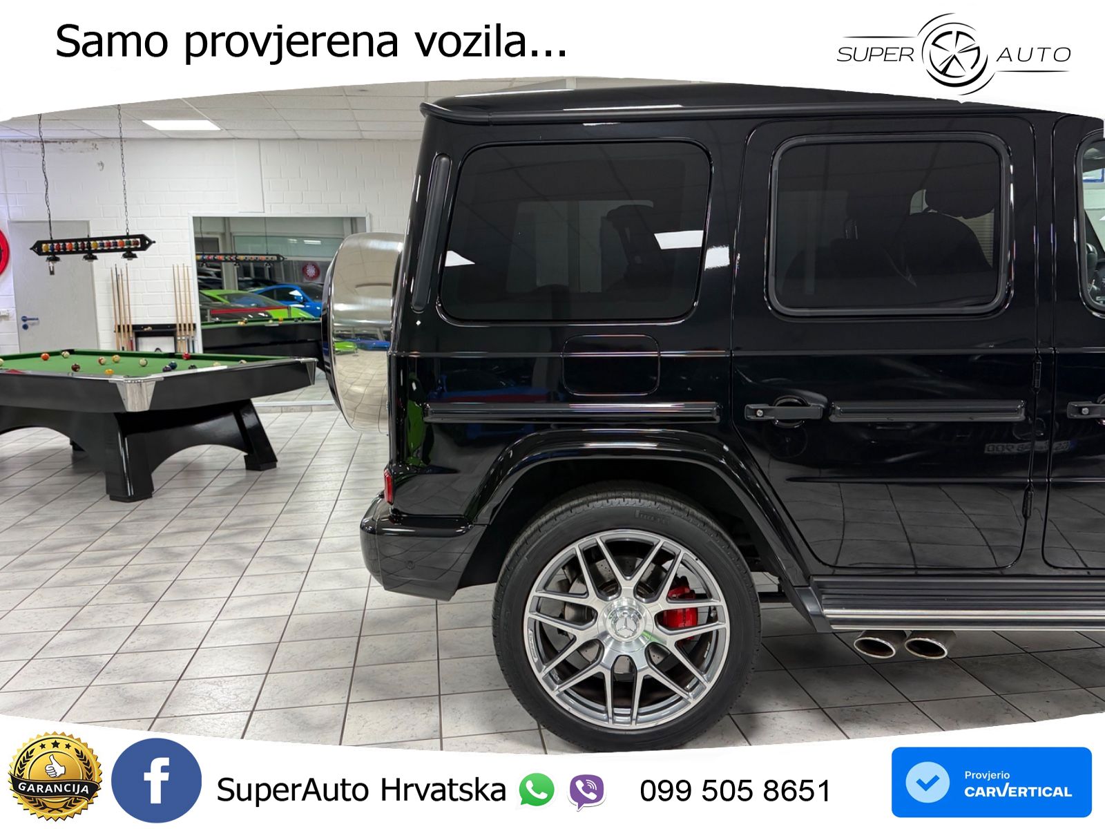 Mercedes AMG G 63 Long V8 (585 KS) 4MATIC 9G-TRONIC AMG SPEEDSHIFT TCT Superior LED+GR SJED+ACC