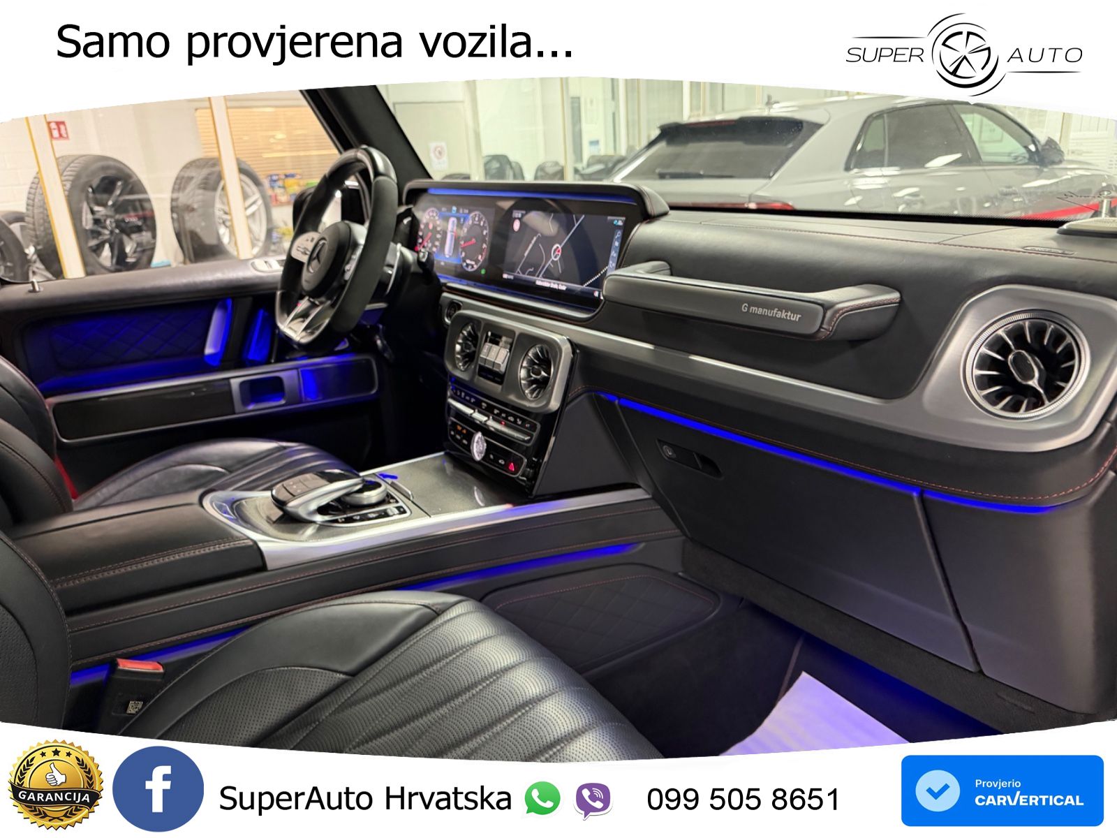 Mercedes AMG G 63 Long V8 (585 KS) 4MATIC 9G-TRONIC AMG SPEEDSHIFT TCT Superior LED+GR SJED+ACC