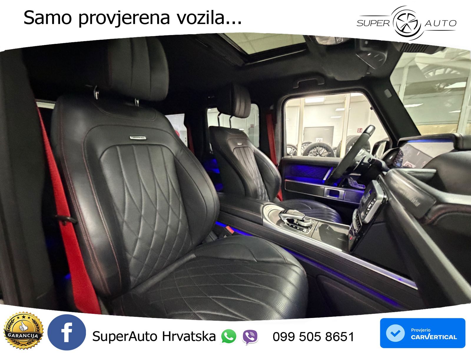 Mercedes AMG G 63 Long V8 (585 KS) 4MATIC 9G-TRONIC AMG SPEEDSHIFT TCT Superior LED+GR SJED+ACC