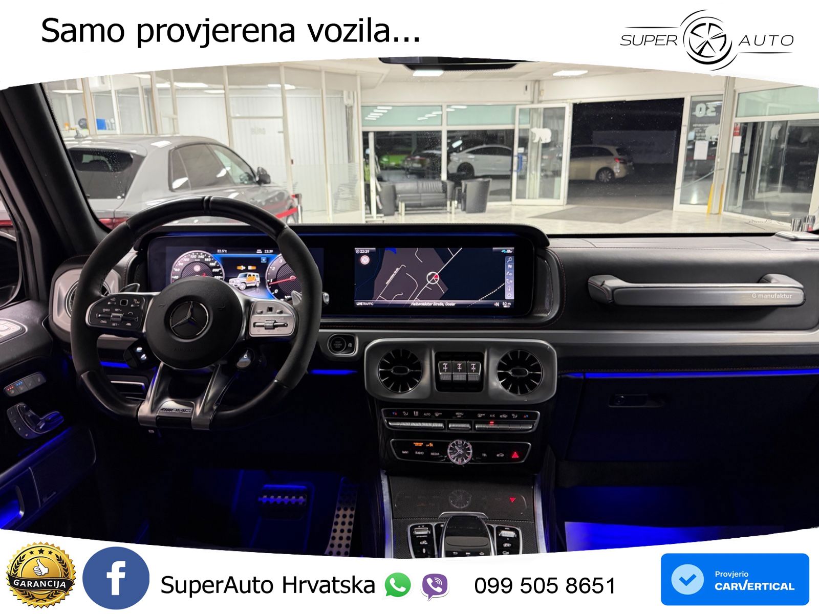 Mercedes AMG G 63 Long V8 (585 KS) 4MATIC 9G-TRONIC AMG SPEEDSHIFT TCT Superior LED+GR SJED+ACC