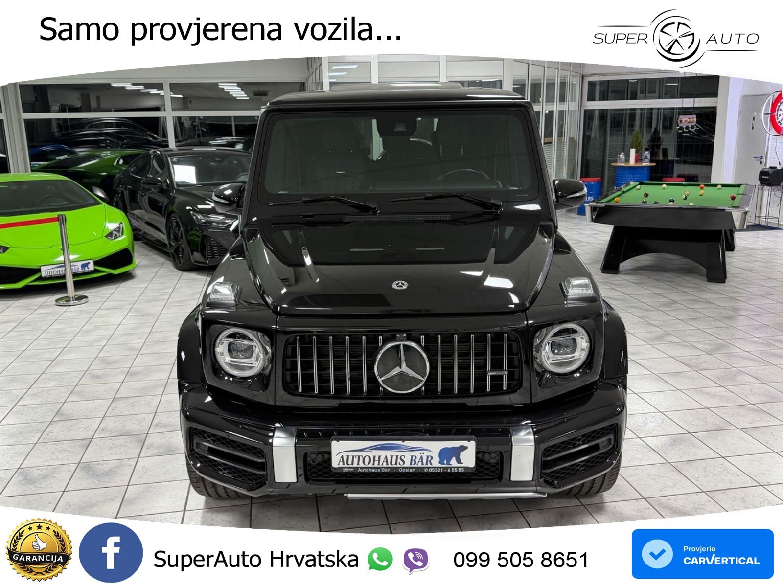 Mercedes AMG G 63 Long V8 (585 KS) 4MATIC 9G-TRONIC AMG SPEEDSHIFT TCT Superior LED+GR SJED+ACC