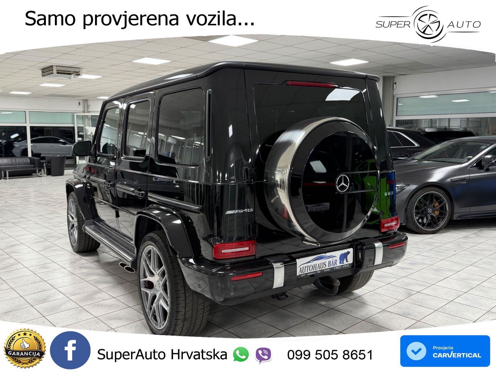 Mercedes AMG G 63 Long V8 (585 KS) 4MATIC 9G-TRONIC AMG SPEEDSHIFT TCT Superior LED+GR SJED+ACC
