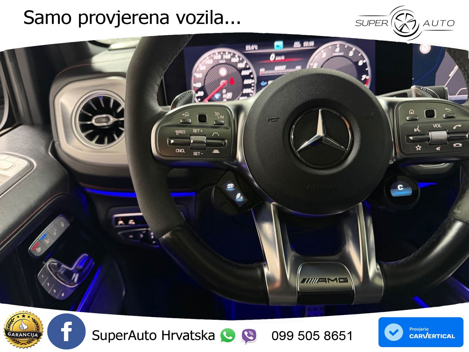 Mercedes AMG G 63 Long V8 (585 KS) 4MATIC 9G-TRONIC AMG SPEEDSHIFT TCT Superior LED+GR SJED+ACC