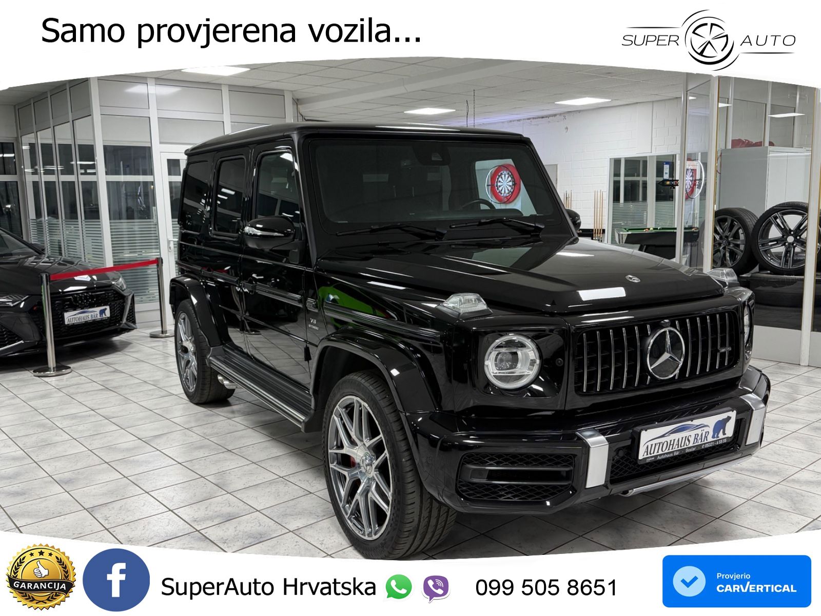 Mercedes AMG G 63 Long V8 (585 KS) 4MATIC 9G-TRONIC AMG SPEEDSHIFT TCT Superior LED+GR SJED+ACC