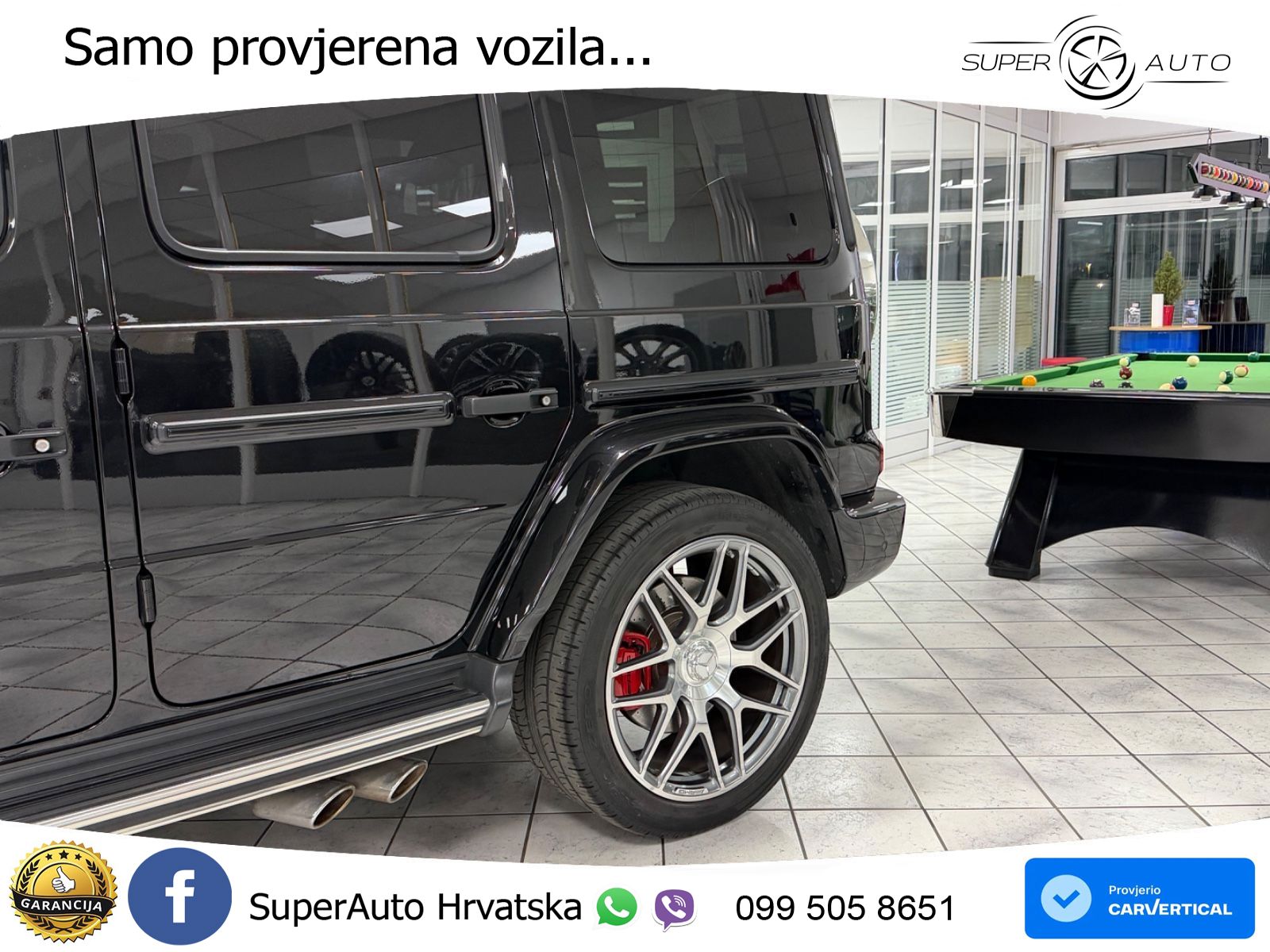 Mercedes AMG G 63 Long V8 (585 KS) 4MATIC 9G-TRONIC AMG SPEEDSHIFT TCT Superior LED+GR SJED+ACC