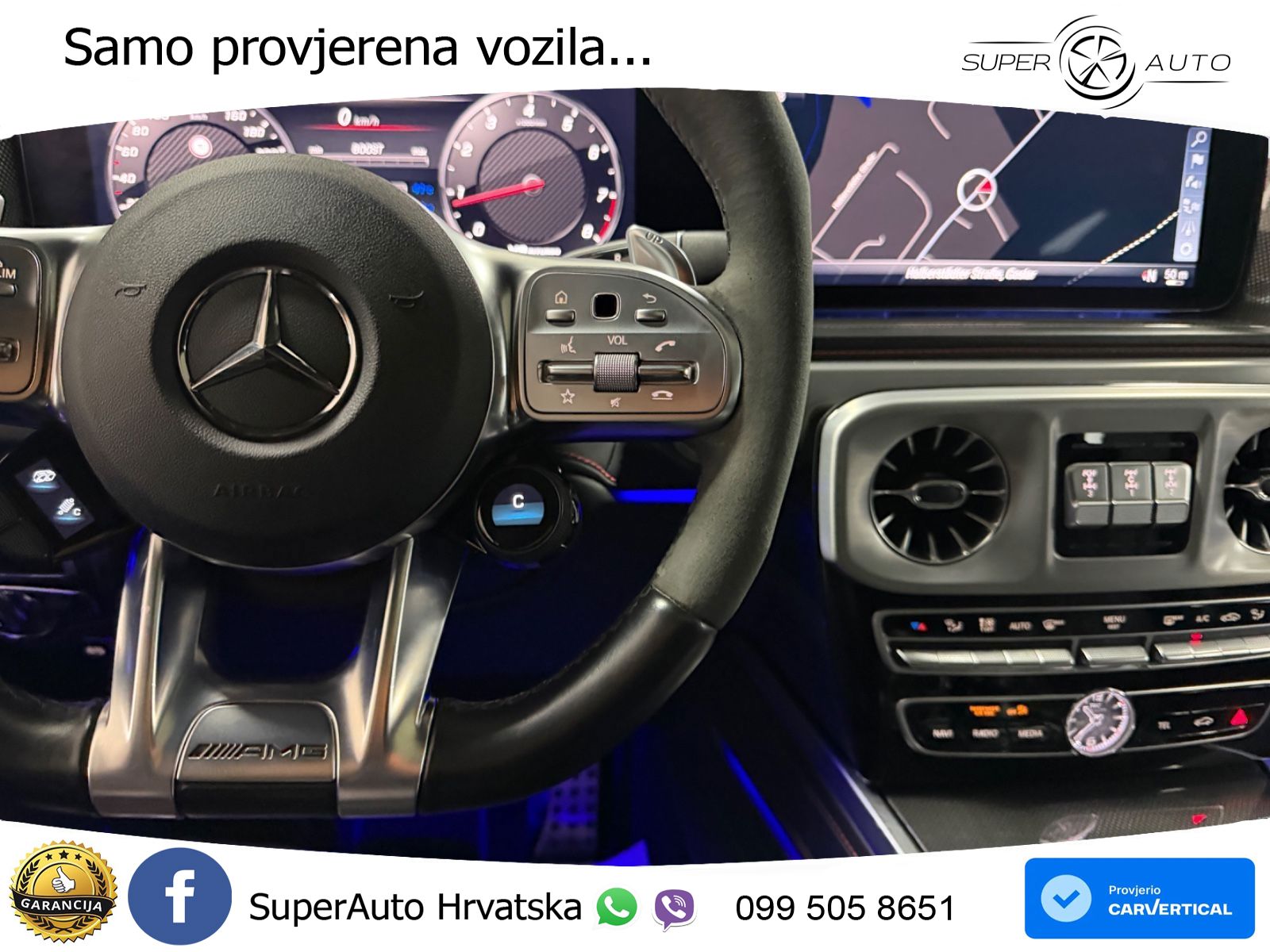 Mercedes AMG G 63 Long V8 (585 KS) 4MATIC 9G-TRONIC AMG SPEEDSHIFT TCT Superior LED+GR SJED+ACC