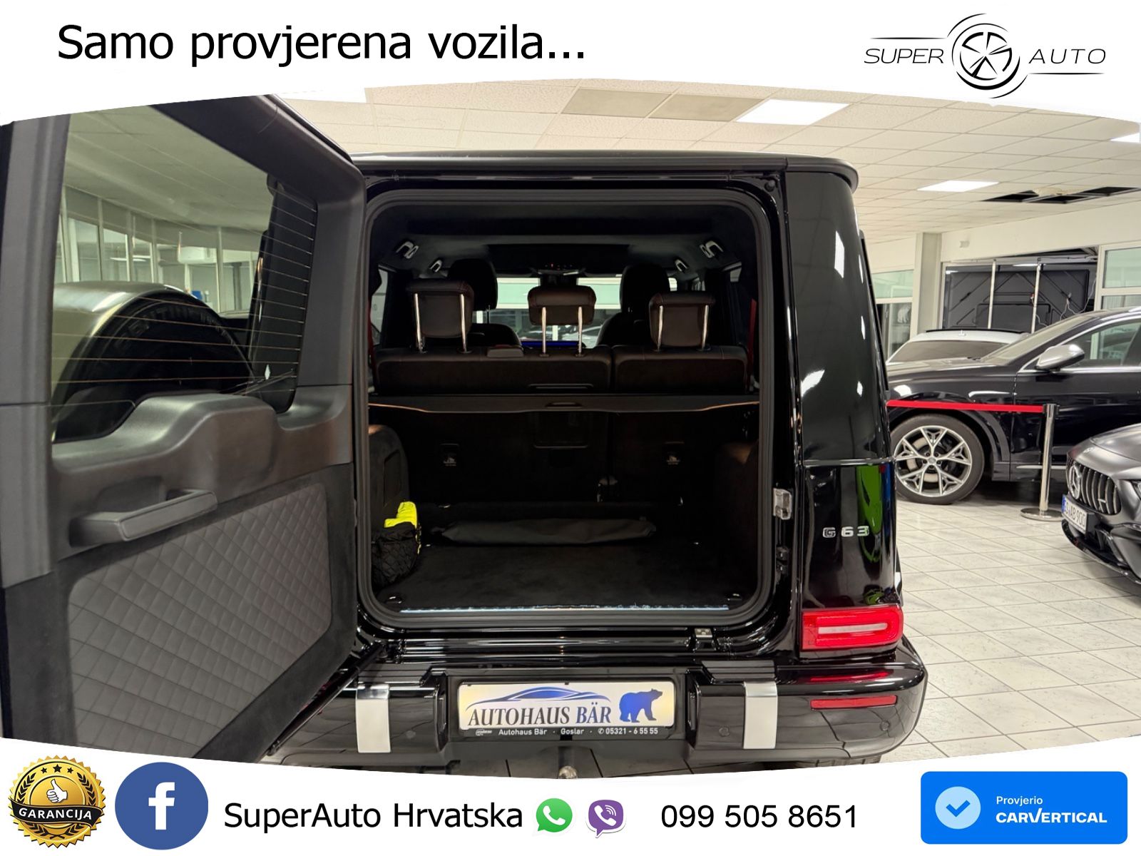 Mercedes AMG G 63 Long V8 (585 KS) 4MATIC 9G-TRONIC AMG SPEEDSHIFT TCT Superior LED+GR SJED+ACC