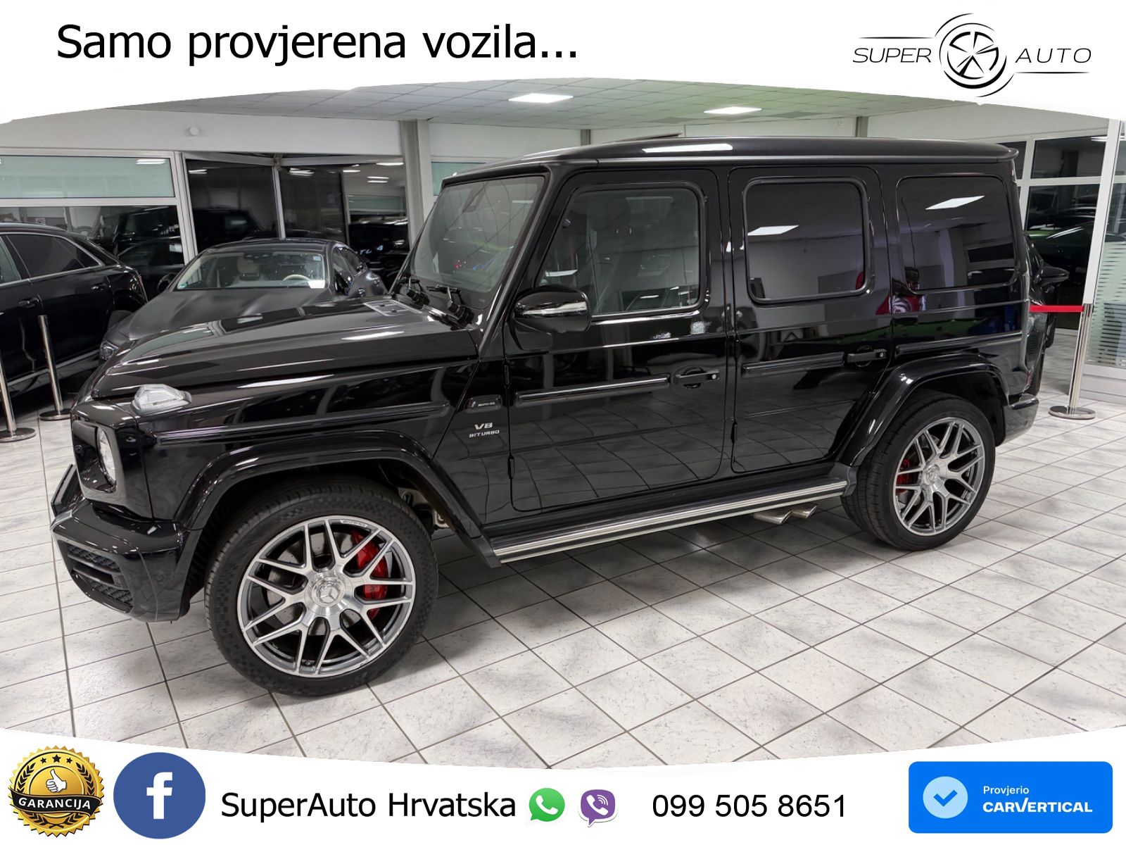 Mercedes AMG G 63 Long V8 (585 KS) 4MATIC 9G-TRONIC AMG SPEEDSHIFT TCT Superior LED+GR SJED+ACC