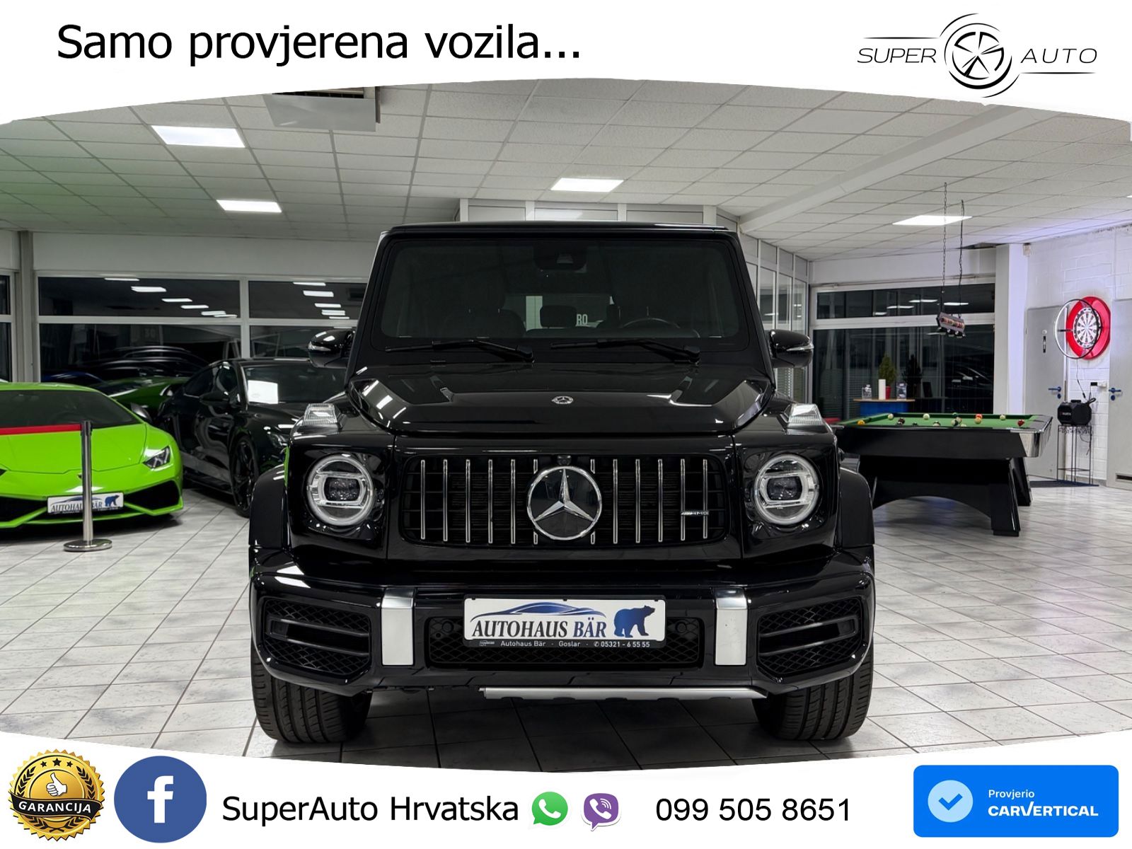 Mercedes AMG G 63 Long V8 (585 KS) 4MATIC 9G-TRONIC AMG SPEEDSHIFT TCT Superior LED+GR SJED+ACC