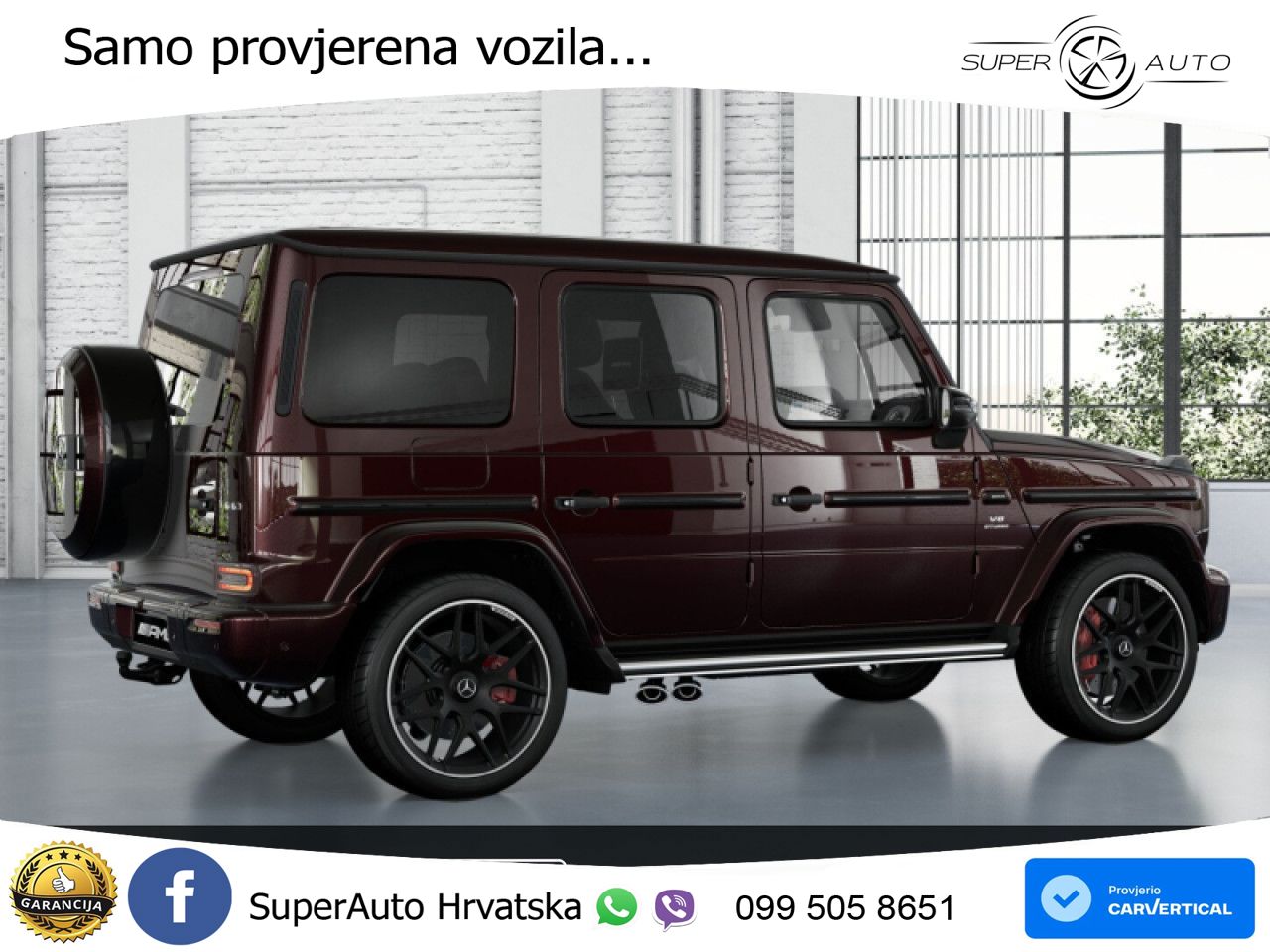 Mercedes AMG G 63 Long V8 (585 KS) 4MATIC 9G-TRONIC AMG SPEEDSHIFT TCT Exclusive LED+ACC
