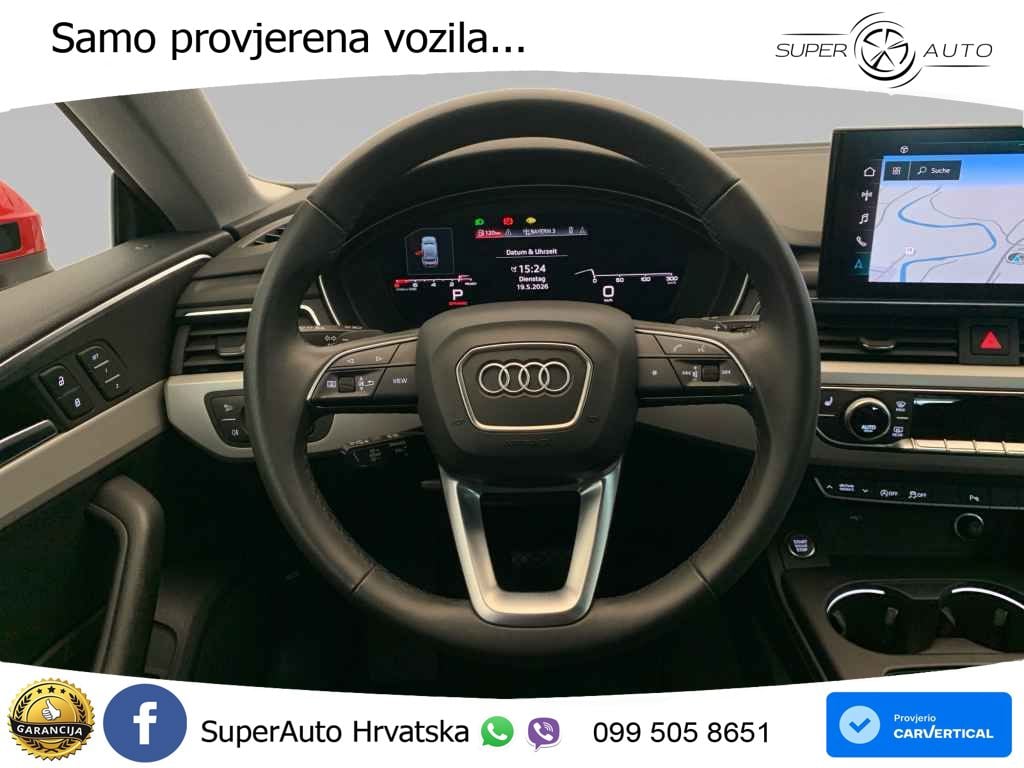 Audi A5 Sportback 45 TFSI (265 KS) quattro S tronic S line LED+GR SJED+ACC