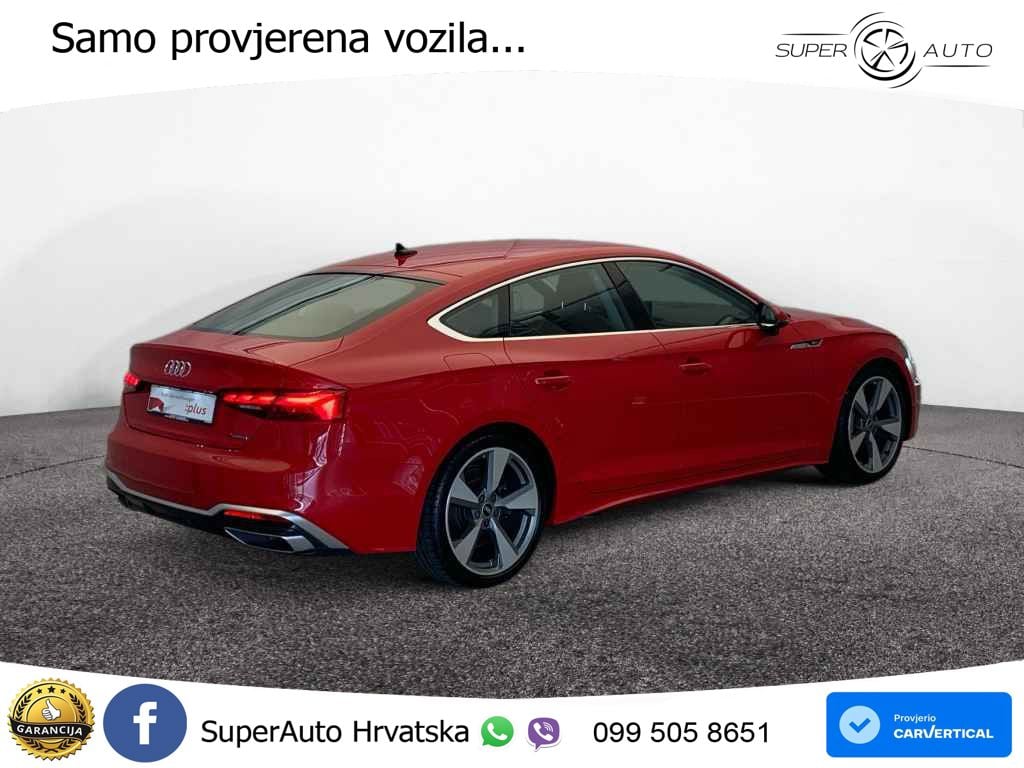 Audi A5 Sportback 45 TFSI (265 KS) quattro S tronic S line LED+GR SJED+ACC