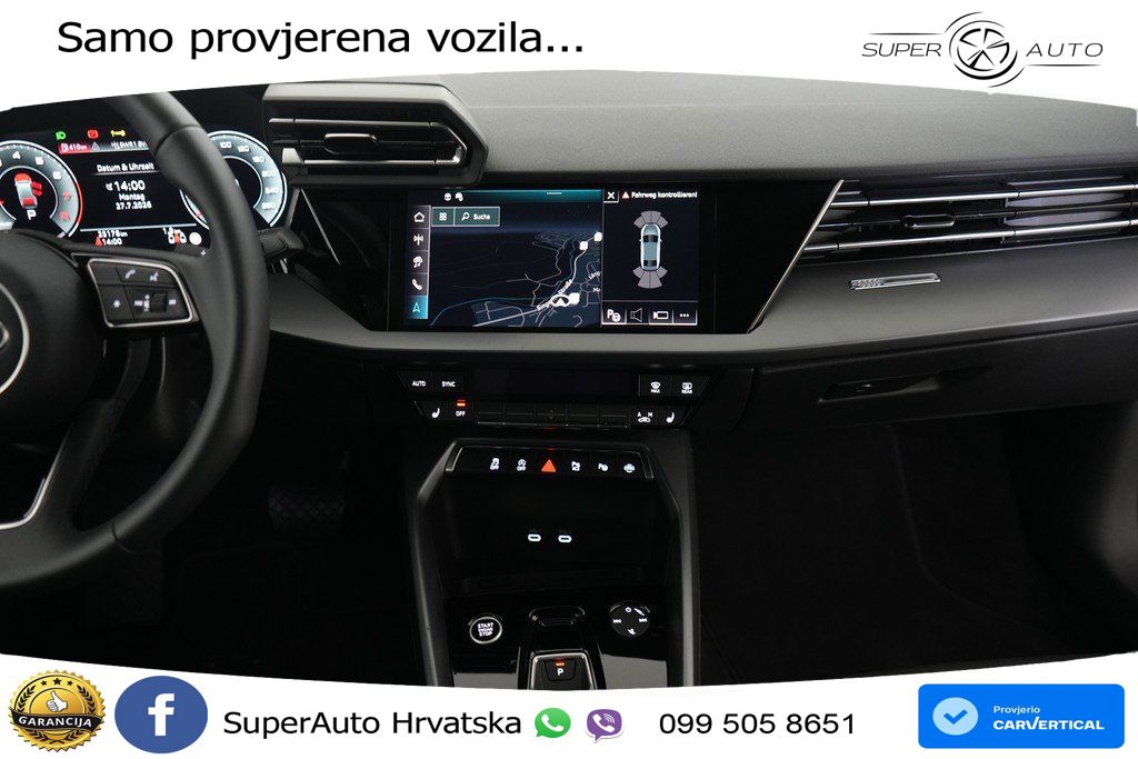 Audi A3 Limuzina 35 TFSI (150 KS) S tronic advanced LED+GR SJED+ACC