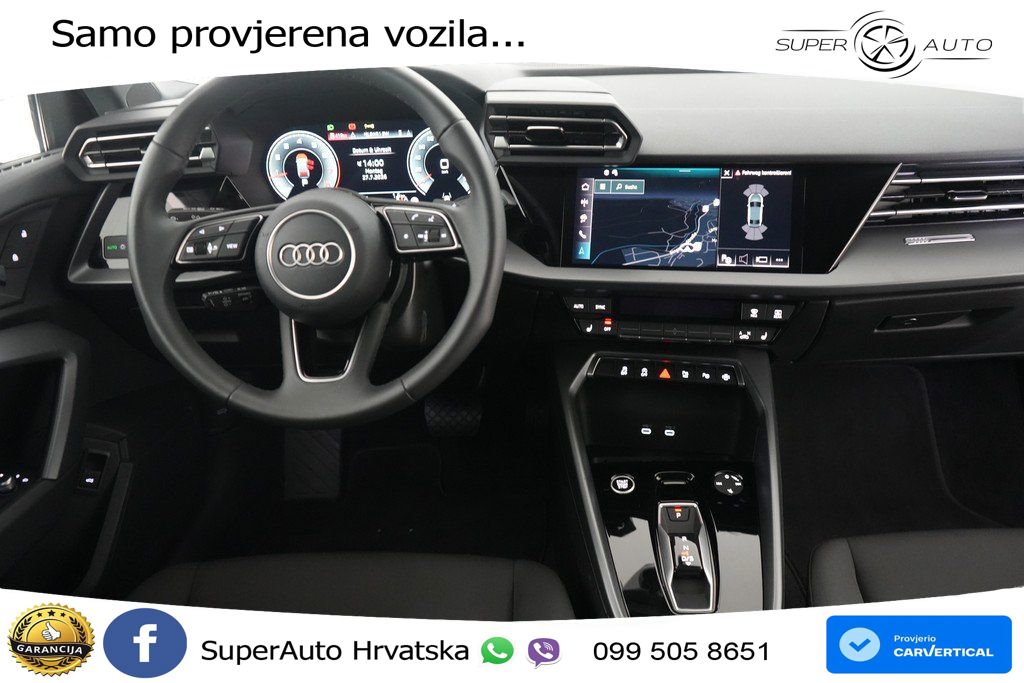 Audi A3 Limuzina 35 TFSI (150 KS) S tronic advanced LED+GR SJED+ACC