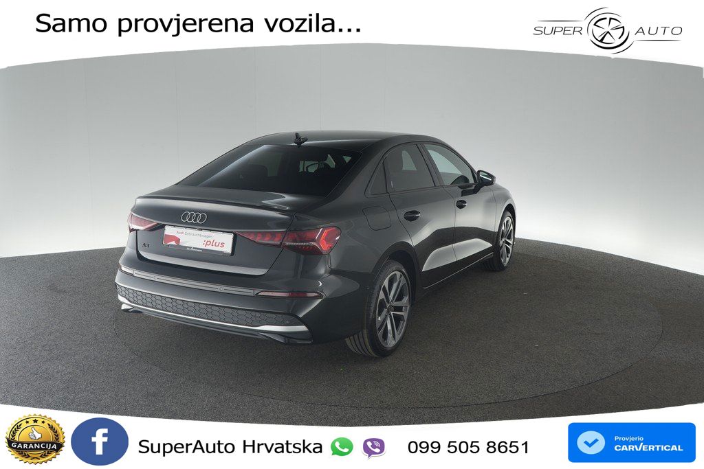 Audi A3 Limuzina 35 TFSI (150 KS) S tronic advanced LED+GR SJED+ACC