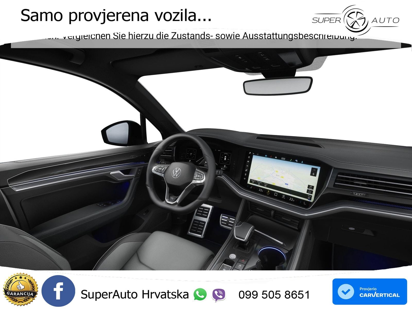 Volkswagen Touareg 3.0 V6 TDI (231 KS) 4MOTION Tiptronic ZRAČNI+ACC+4xGR SJED+KAM