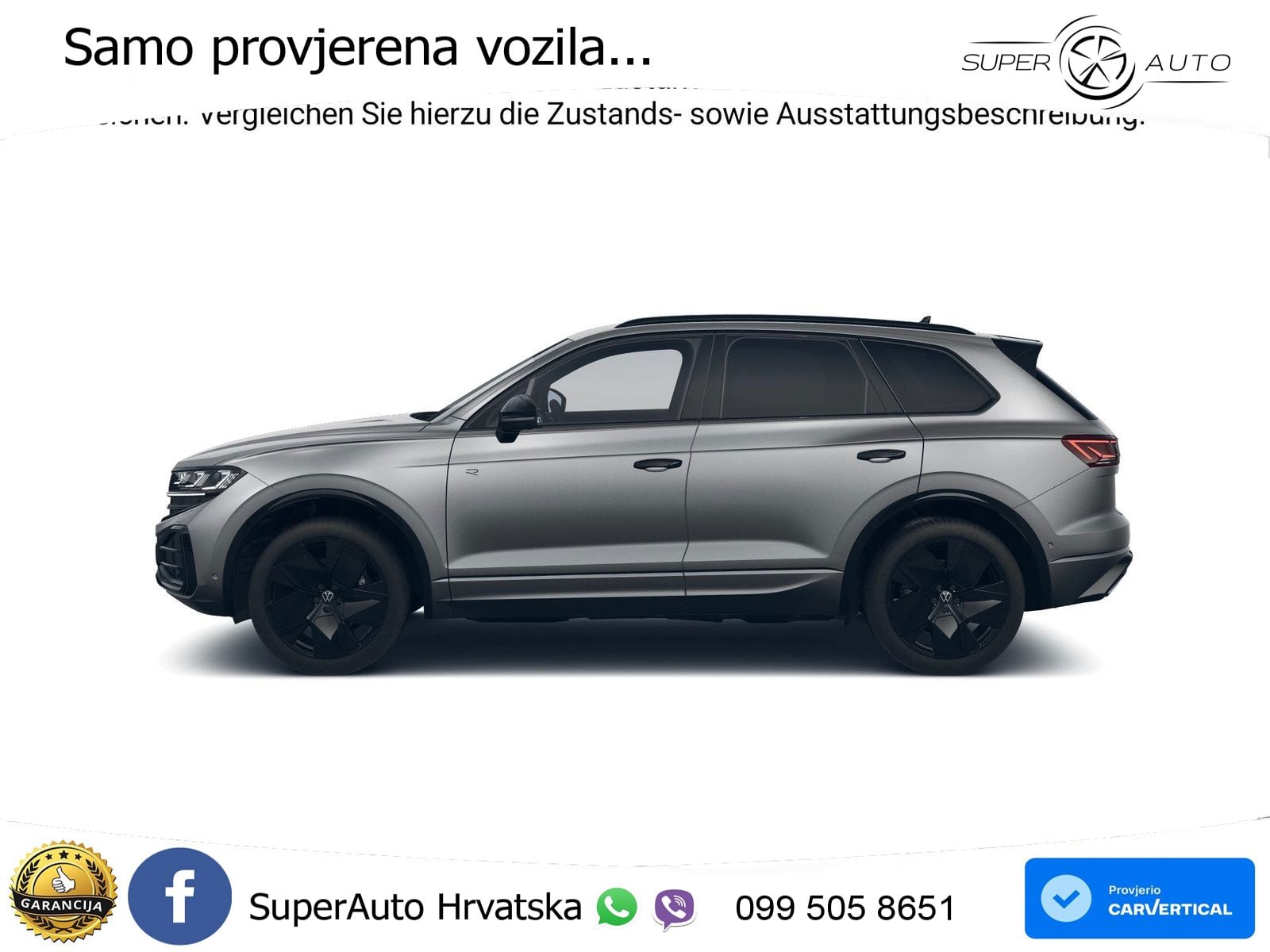 Volkswagen Touareg 3.0 V6 TDI (231 KS) 4MOTION Tiptronic ZRAČNI+ACC+4xGR SJED+KAM