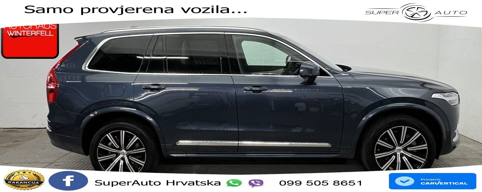 Volvo XC90 2.0 B5 Diesel AWD Automatic ACC+GR SJED+360+PANO