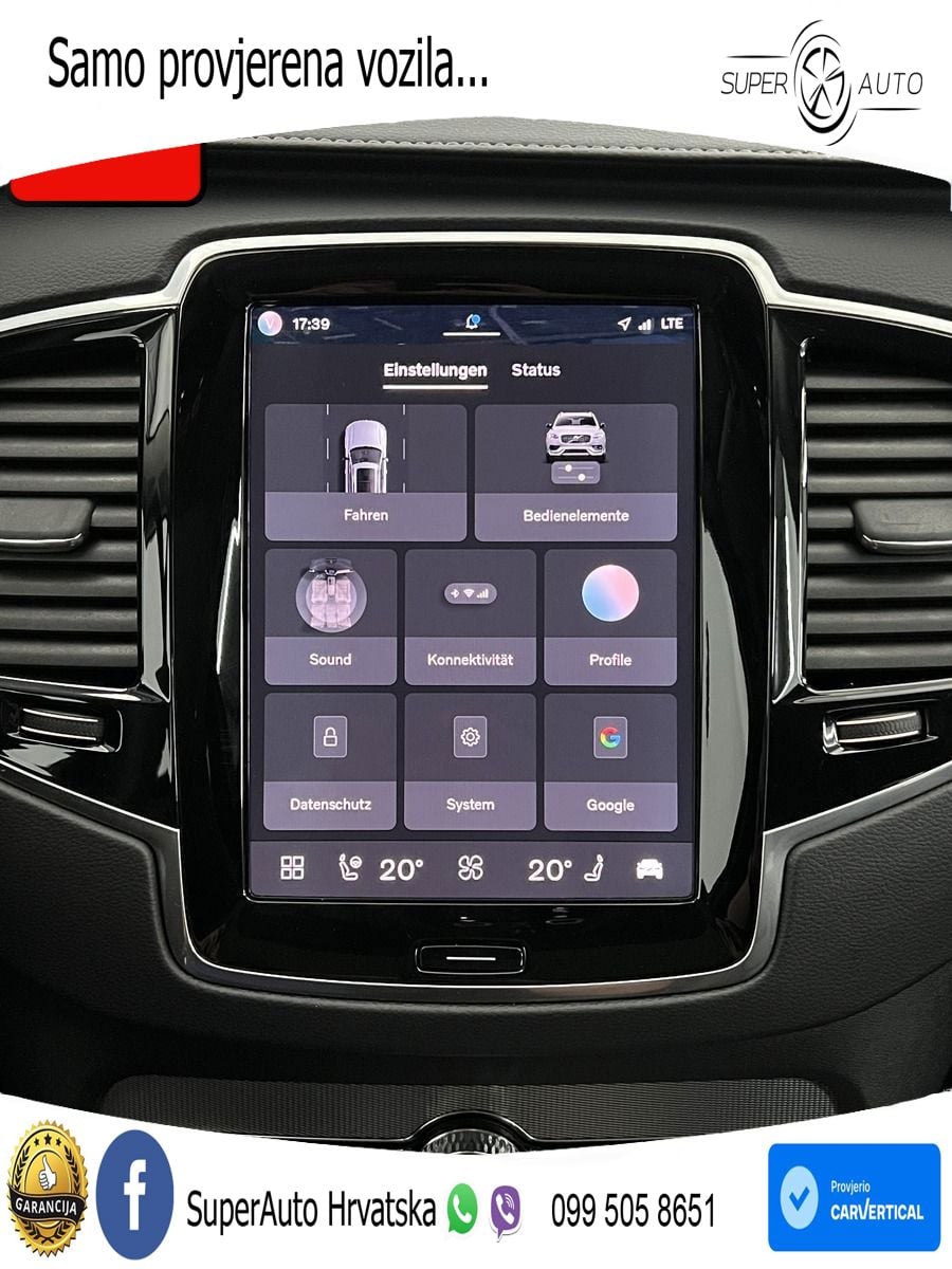 Volvo XC90 2.0 B5 Diesel AWD Automatic ACC+GR SJED+360+PANO