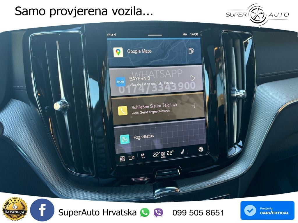 Volvo XC60 B4 Diesel FWD Geartronic ZRAČNI+ACC+GR SJED+KAM+PANO