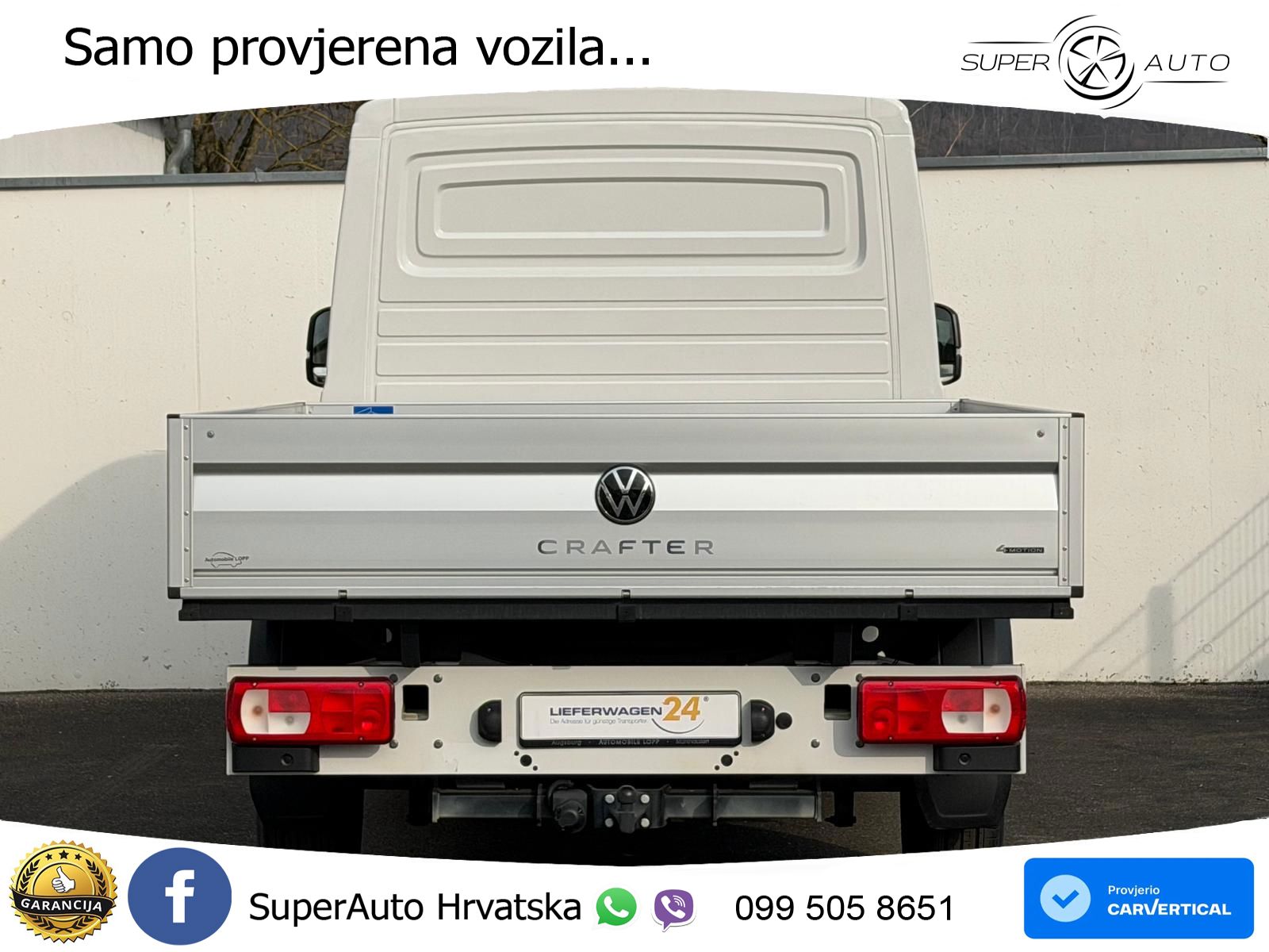 Volkswagen Crafter Pritsche 35 DOKA L3 MR 4MOTION LED AHK 177 KS