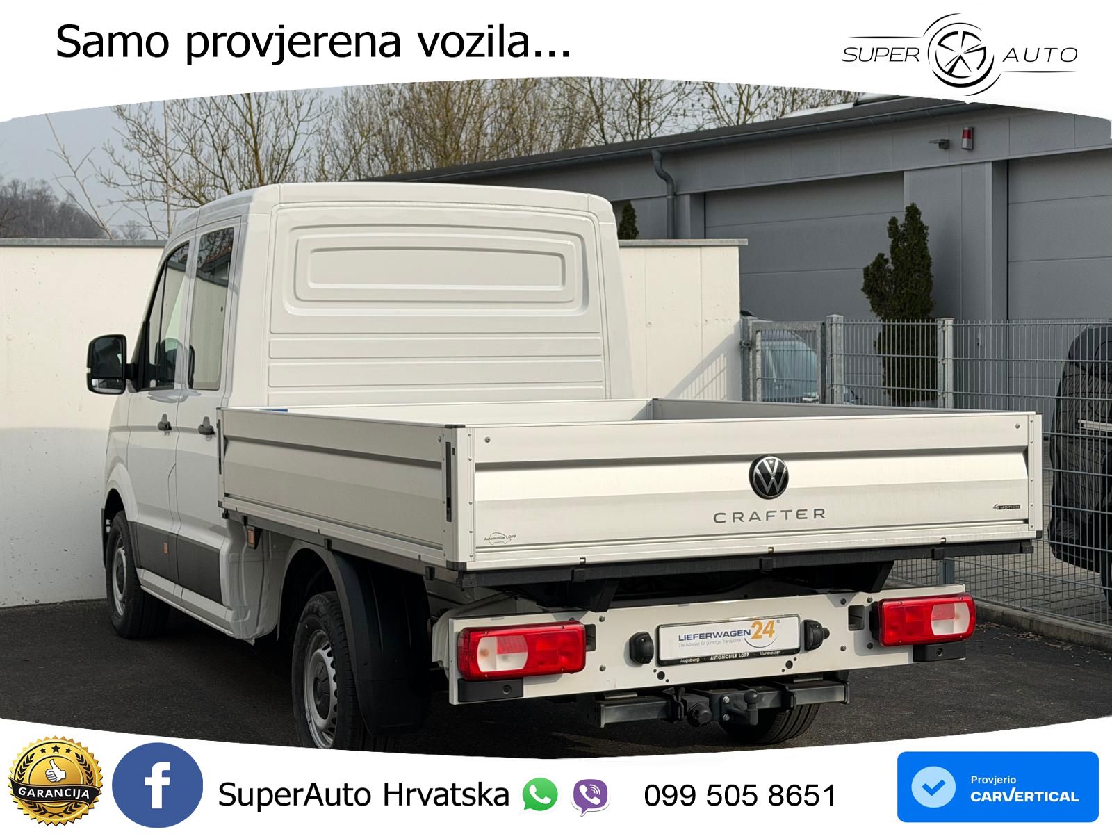Volkswagen Crafter Pritsche 35 DOKA L3 MR 4MOTION LED AHK 177 KS