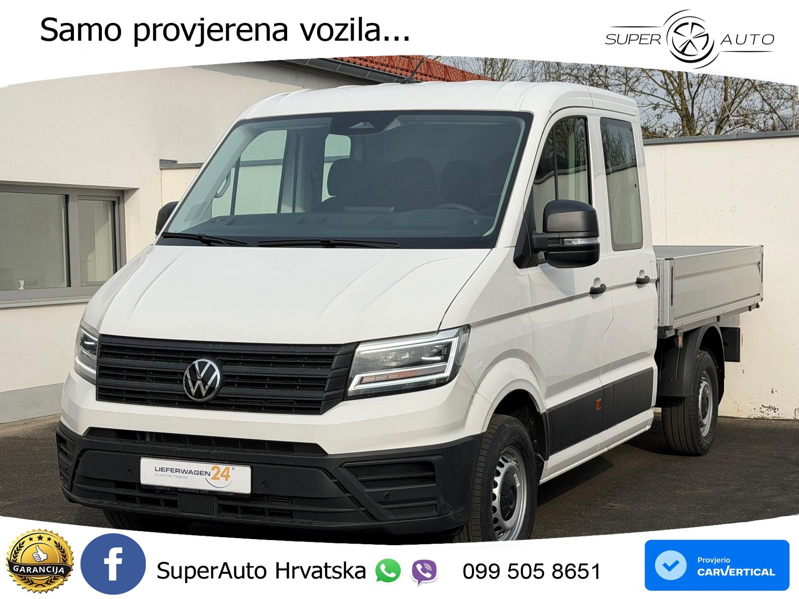 Volkswagen Crafter Pritsche 35 DOKA L3 MR 4MOTION LED AHK 177 KS