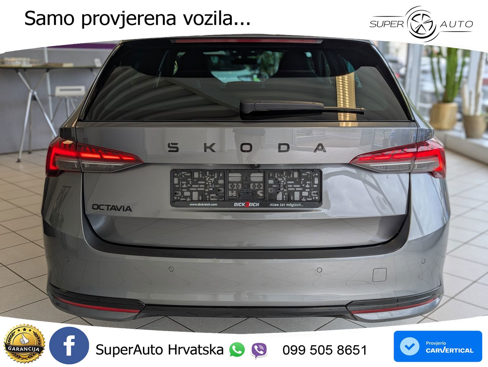 Škoda Octavia Combi 1.5 TSI (150 KS) DSG SportLine LED+GR SJED+ACC