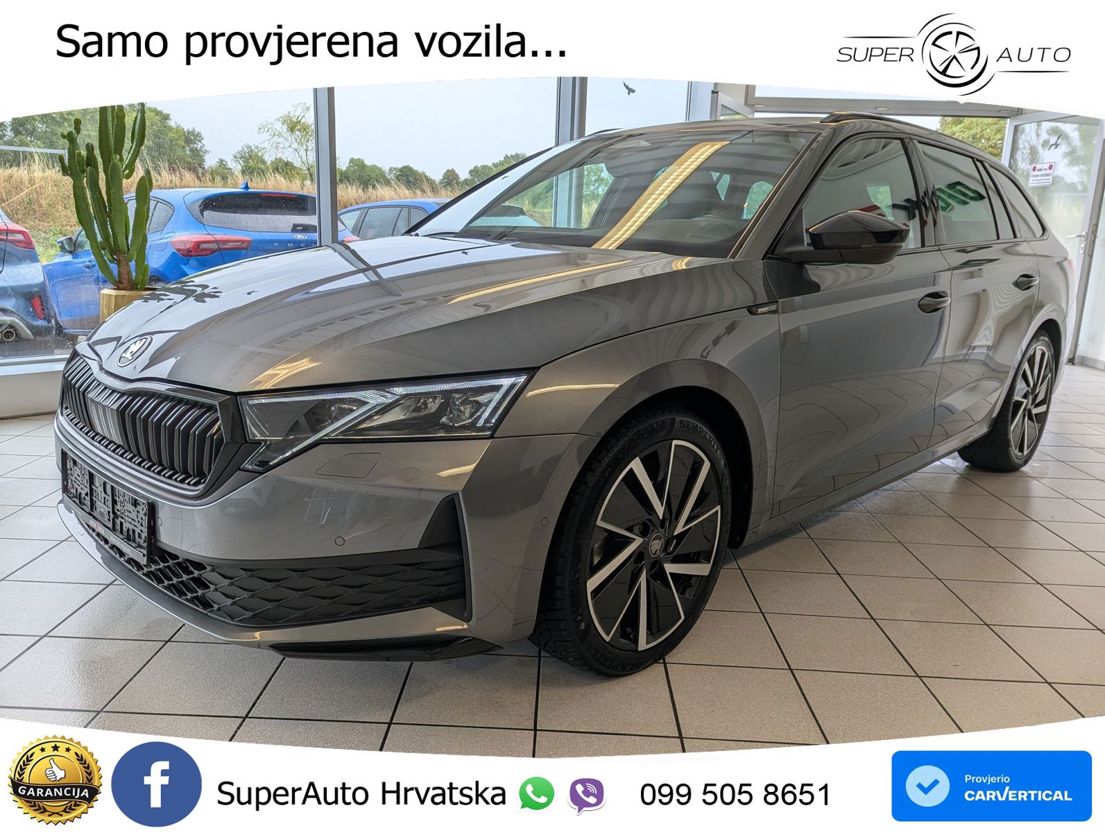 Škoda Octavia Combi 1.5 TSI (150 KS) DSG SportLine LED+GR SJED+ACC