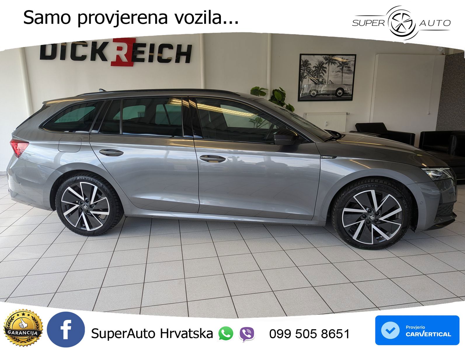 Škoda Octavia Combi 1.5 TSI (150 KS) DSG SportLine LED+GR SJED+ACC