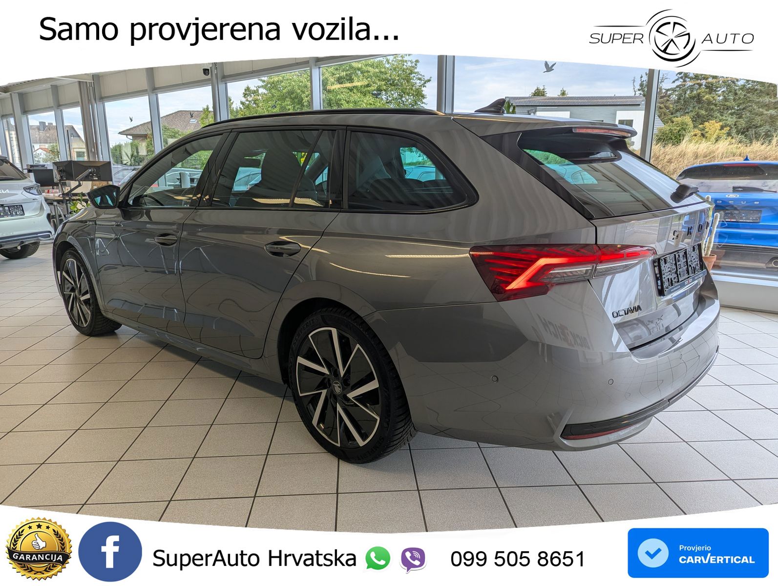 Škoda Octavia Combi 1.5 TSI (150 KS) DSG SportLine LED+GR SJED+ACC