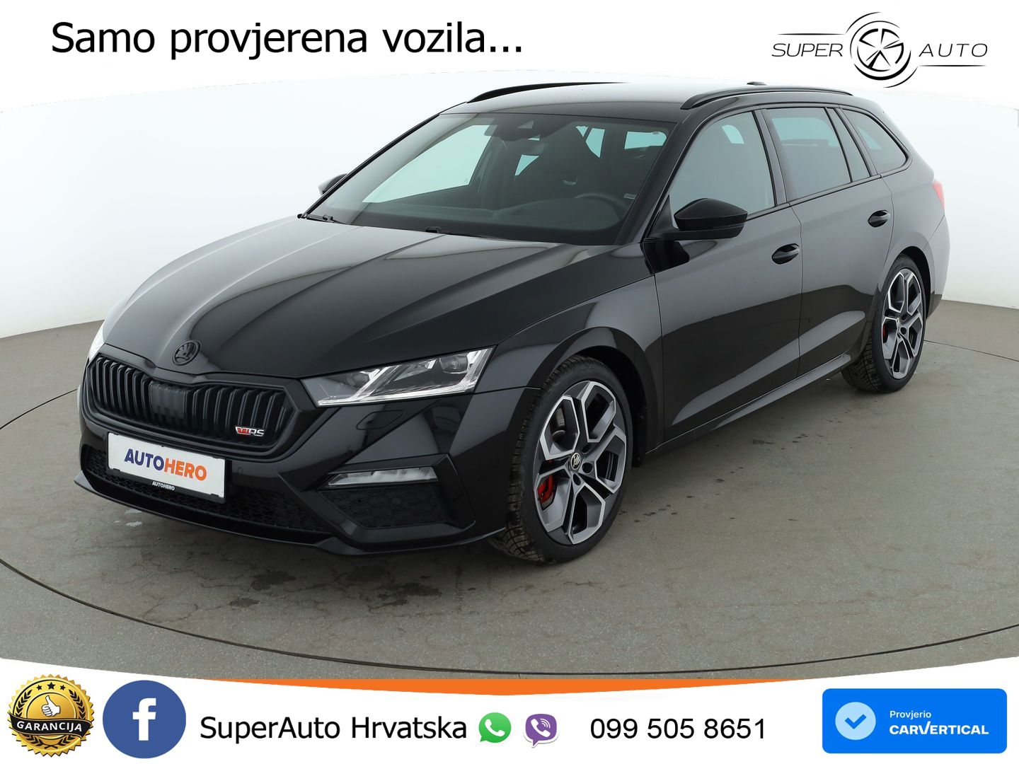 Škoda Octavia Combi RS 2.0 TSI (245 KS) DSG LED+GR SJED+ACC