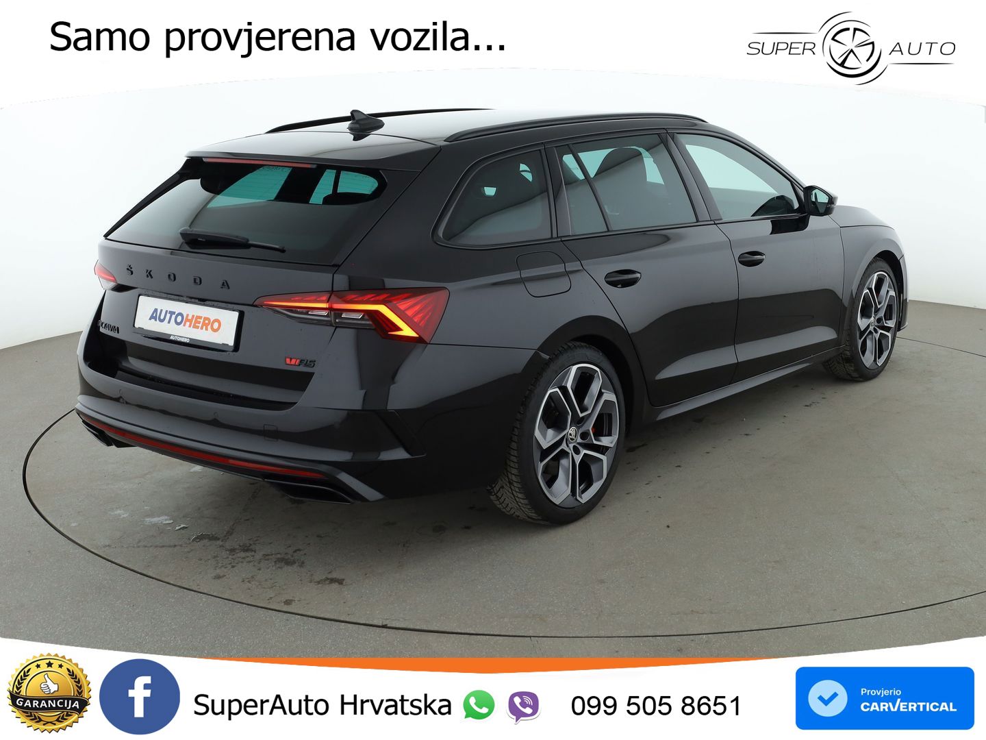 Škoda Octavia Combi RS 2.0 TSI (245 KS) DSG LED+GR SJED+ACC