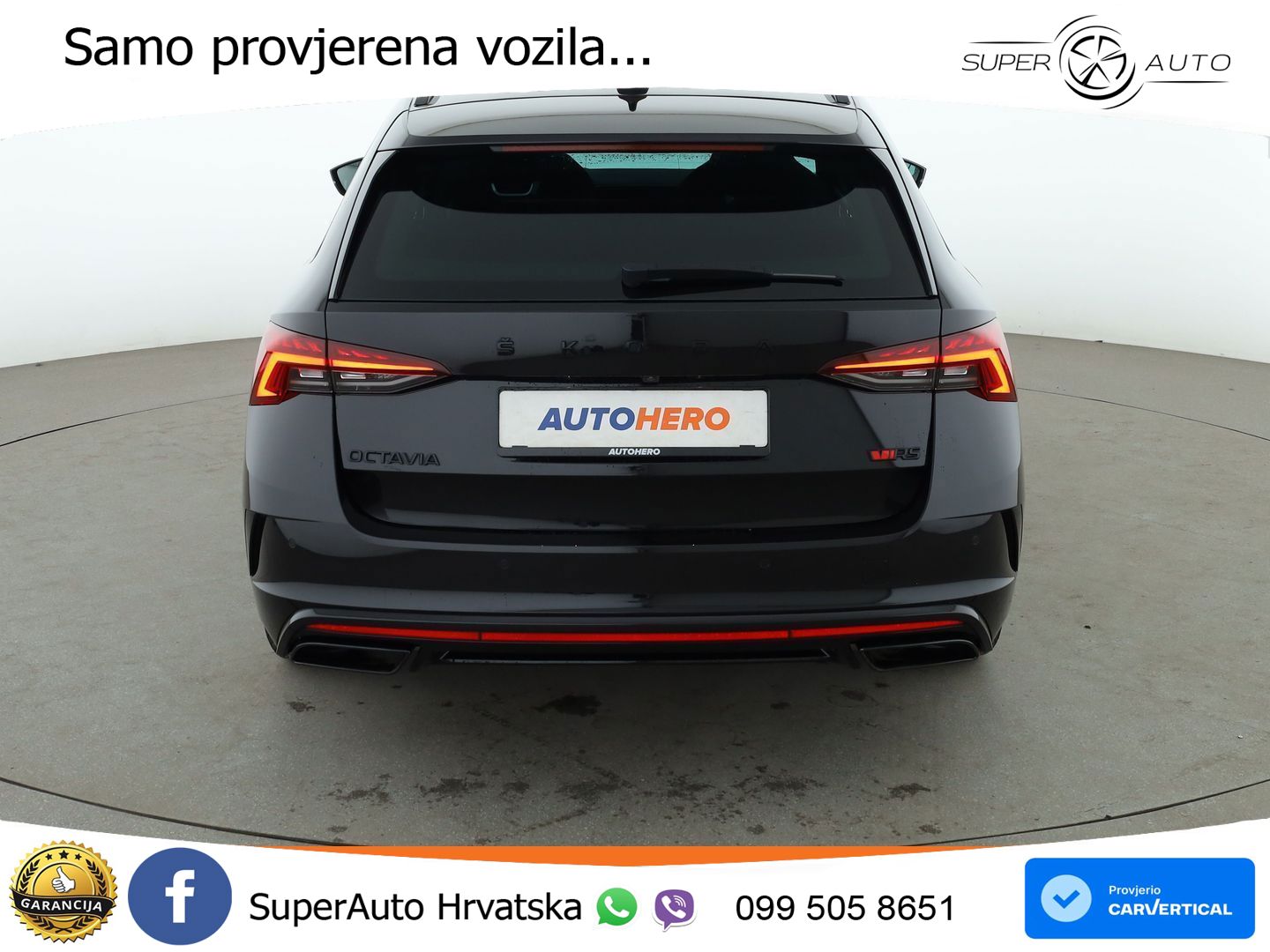 Škoda Octavia Combi RS 2.0 TSI (245 KS) DSG LED+GR SJED+ACC