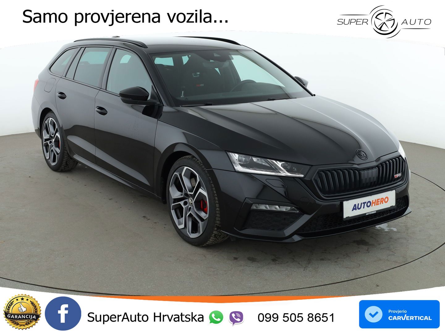 Škoda Octavia Combi RS 2.0 TSI (245 KS) DSG LED+GR SJED+ACC