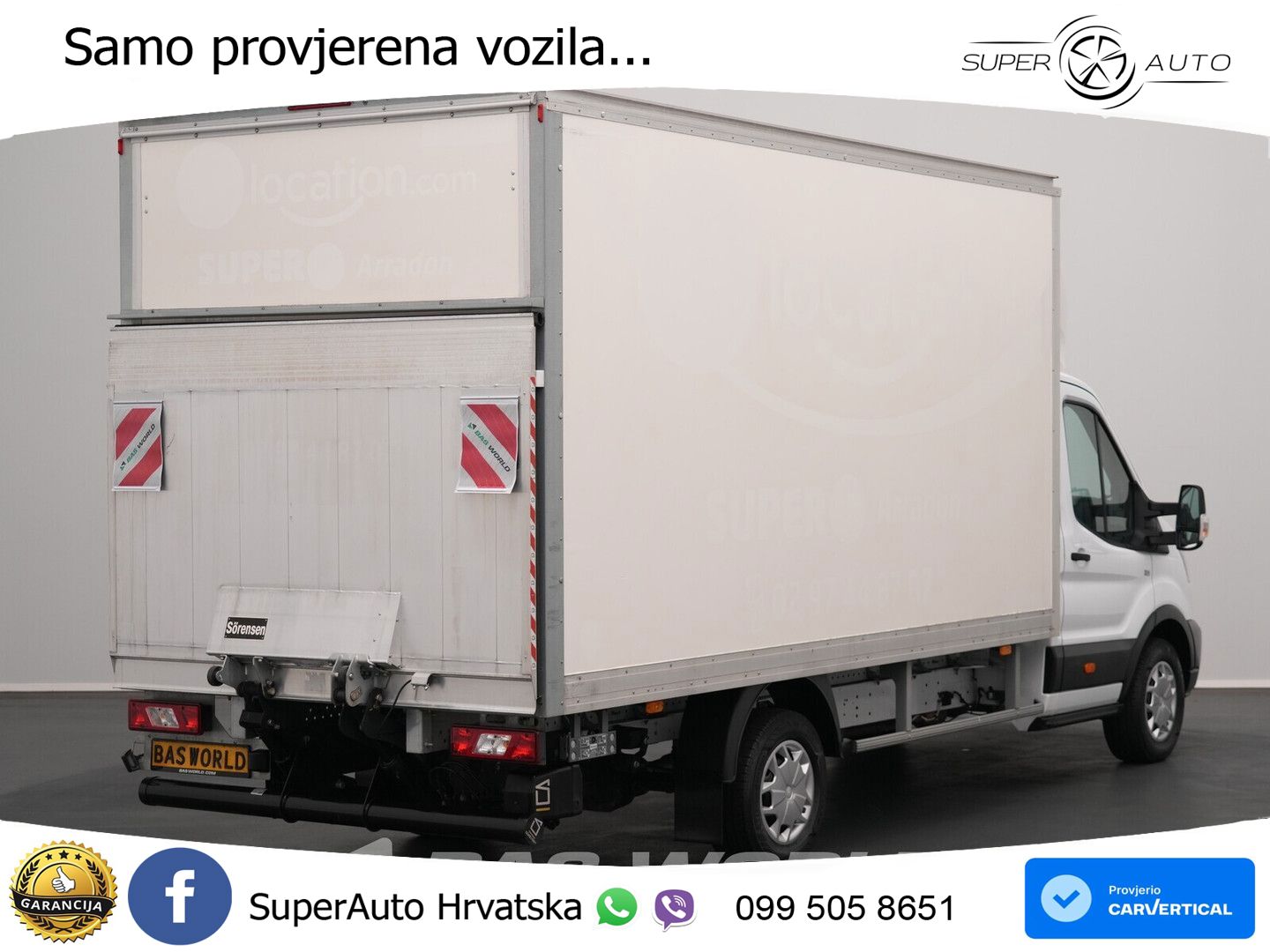Ford Transit 130pk Laadklep Bakwagen Airco Cruise Eur 131 KS