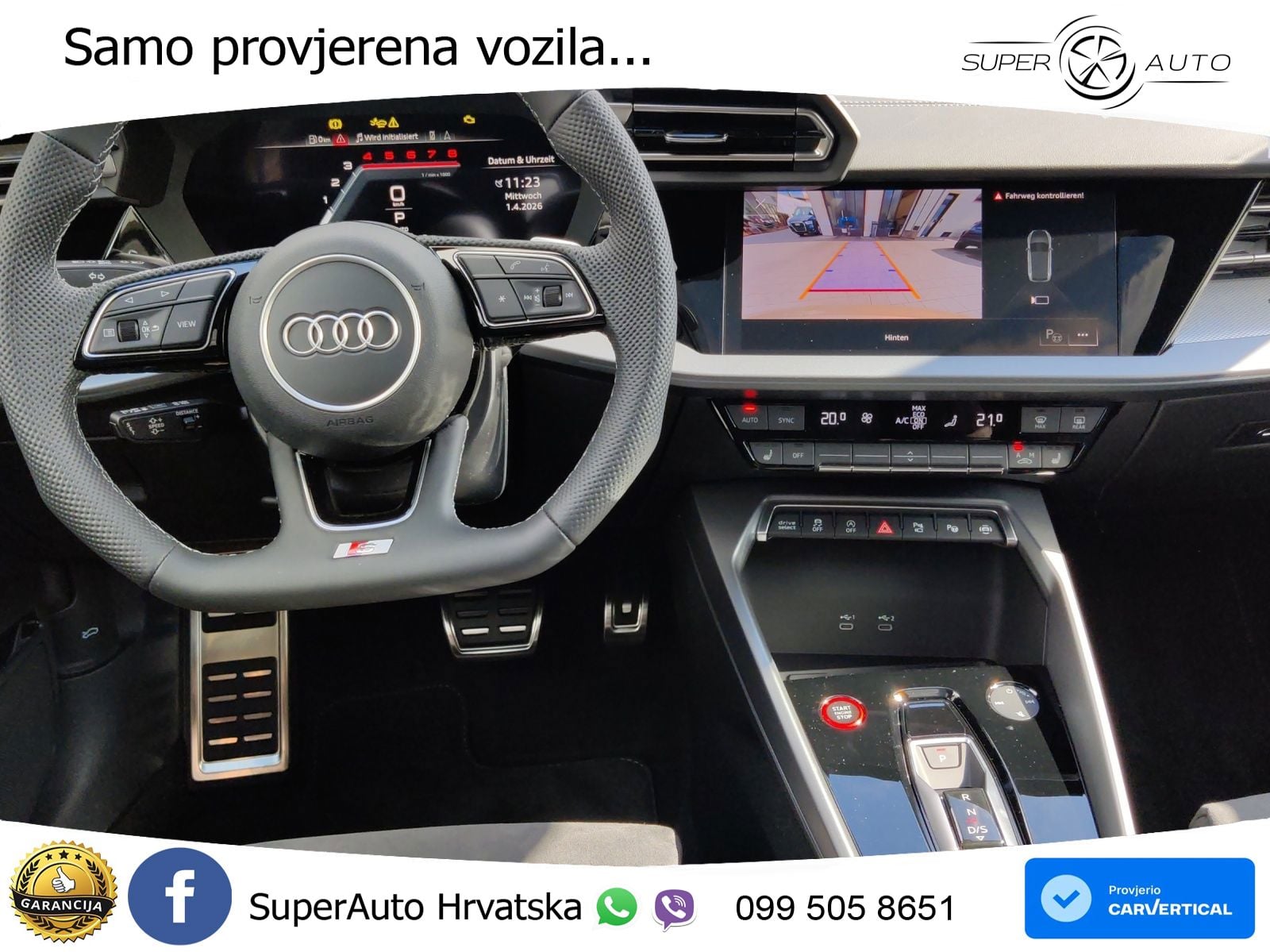 Audi S3 2.0 TFSI (333 KS) quattro S tronic MATRIX+GR SJED+KAM