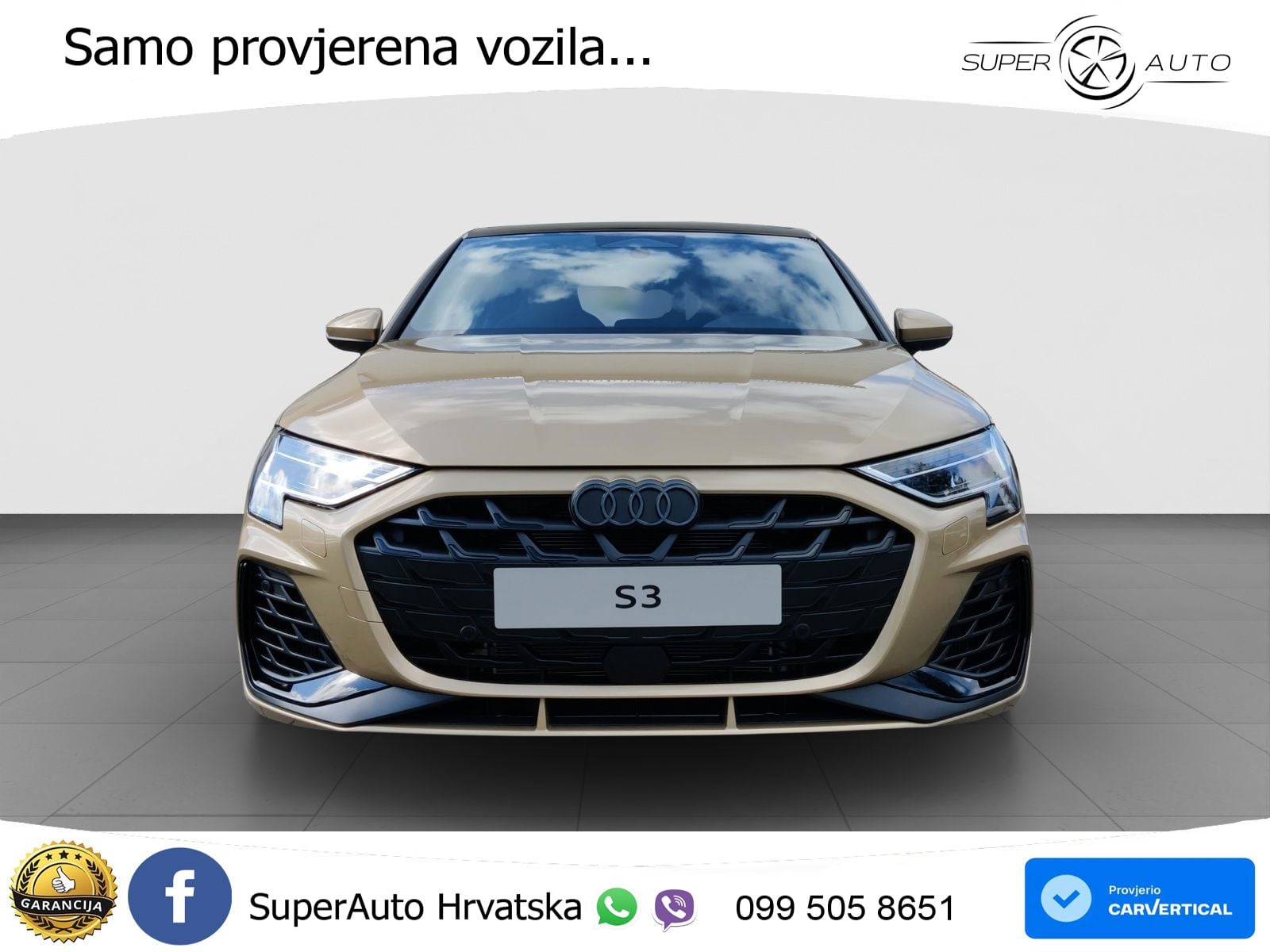 Audi S3 2.0 TFSI (333 KS) quattro S tronic MATRIX+GR SJED+KAM