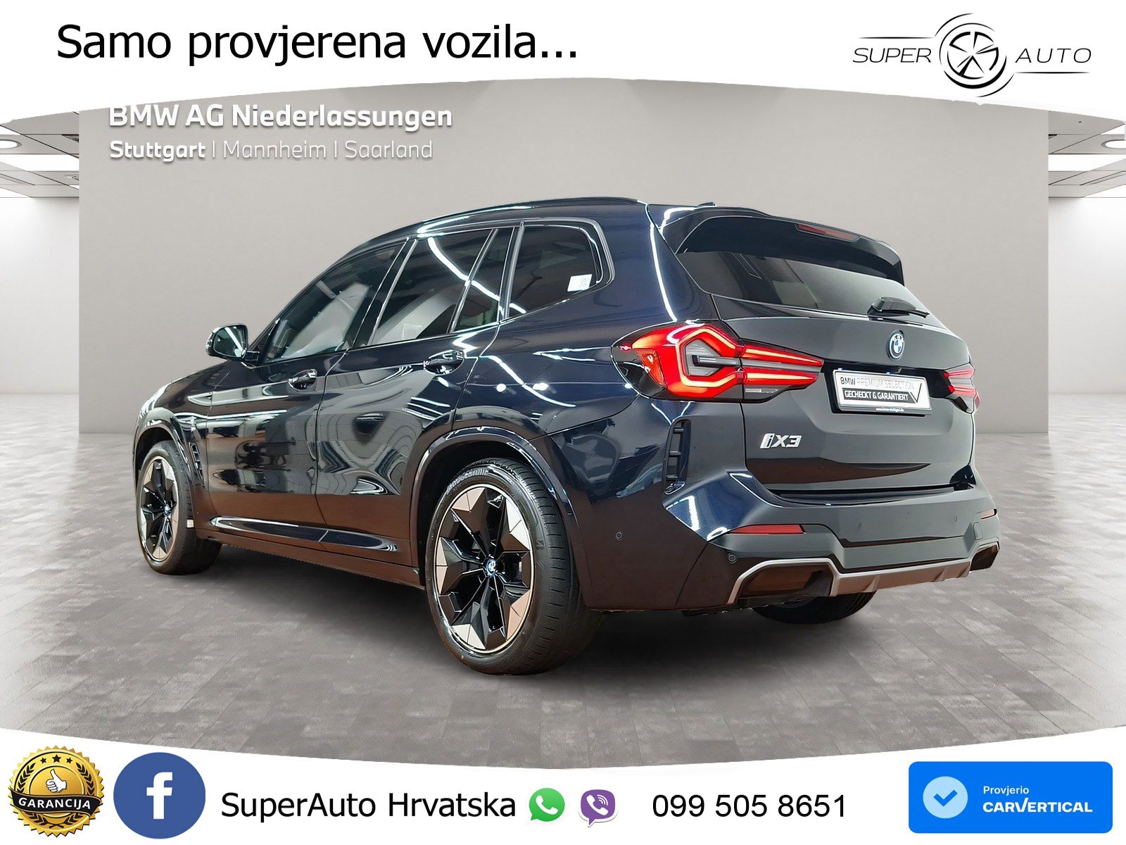 BMW iX3 80 kWh (286 KS) M Sport