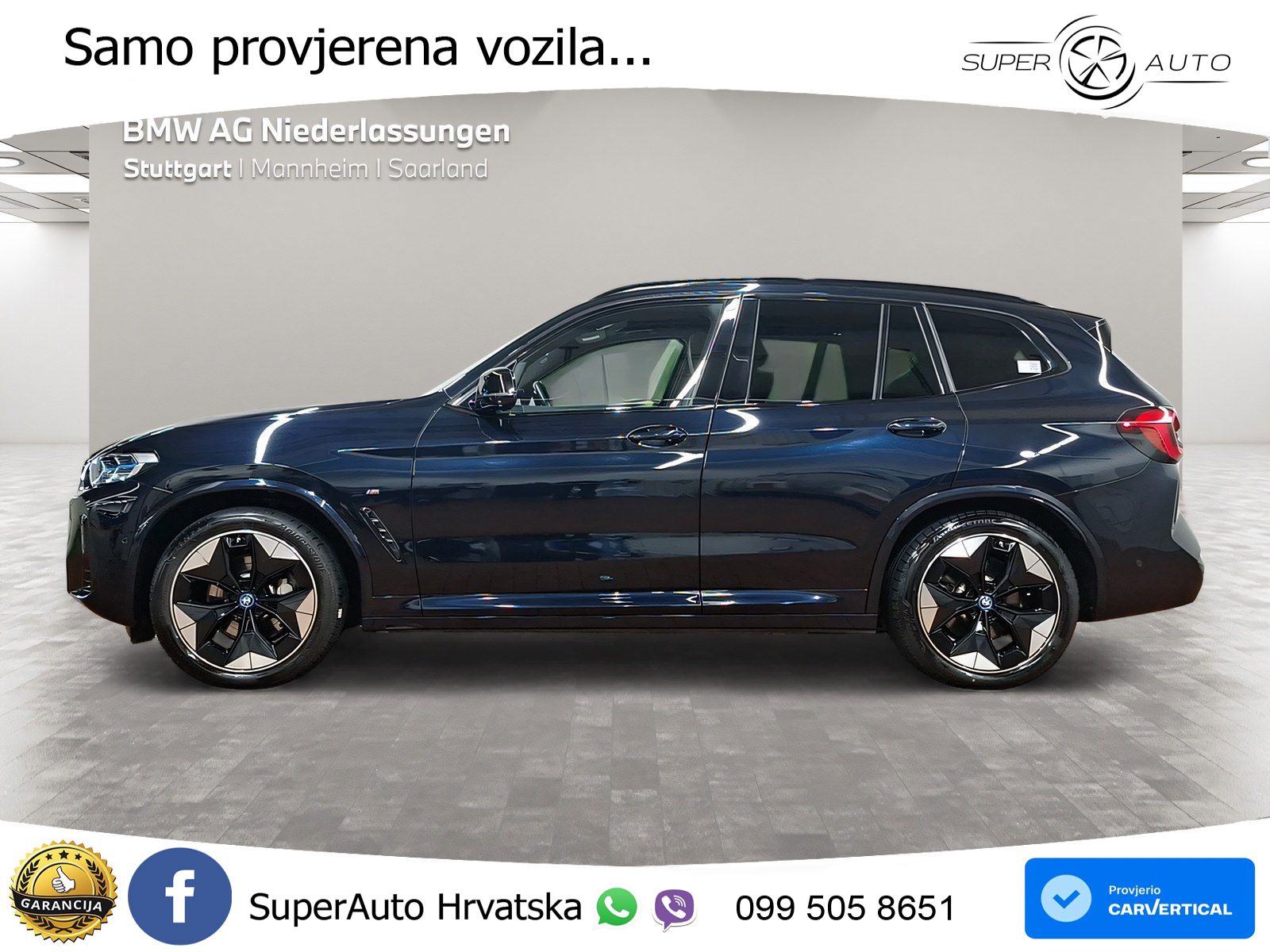 BMW iX3 80 kWh (286 KS) M Sport