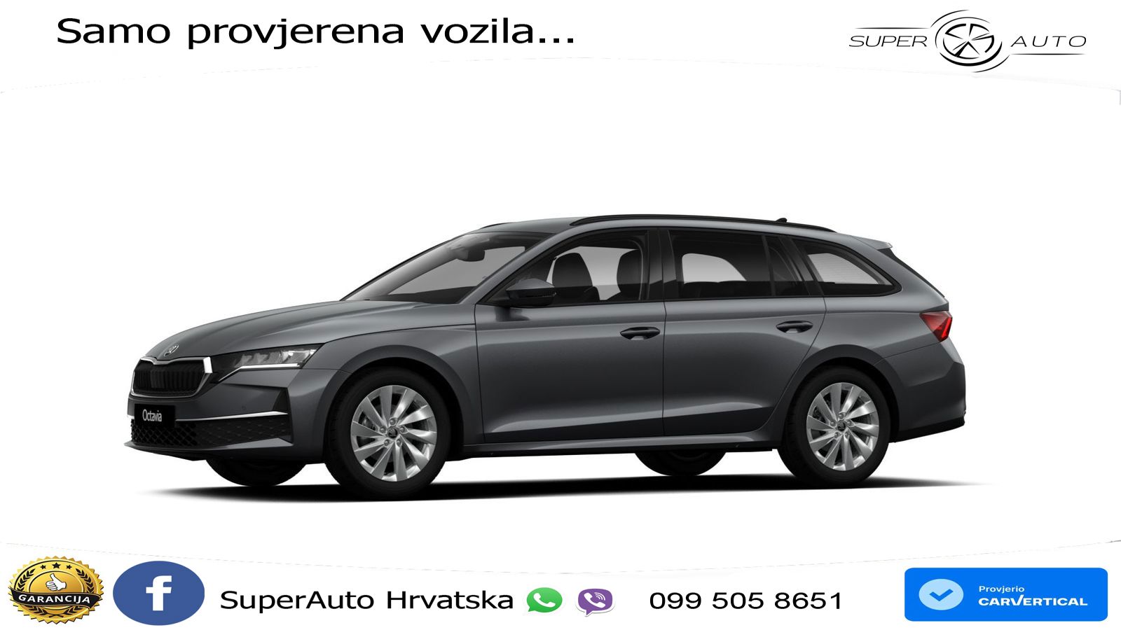 Škoda Octavia Combi 1.5 TSI (150 KS) DSG Selection MATRIX+GR SJED+KAM