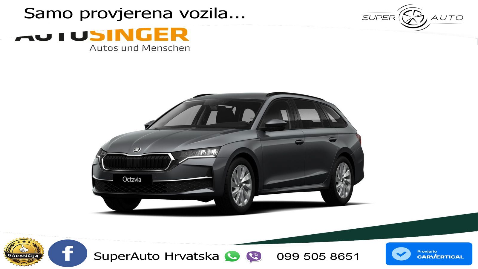 Škoda Octavia Combi 1.5 TSI (150 KS) DSG Selection MATRIX+GR SJED+KAM