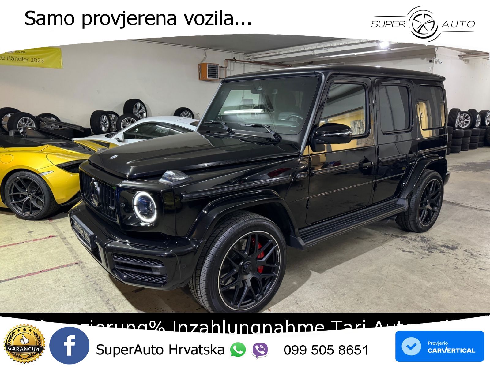 Mercedes AMG G 63 Long V8 (585 KS) 4MATIC 9G-TRONIC AMG SPEEDSHIFT PLUS LED+GR SJED+ACC